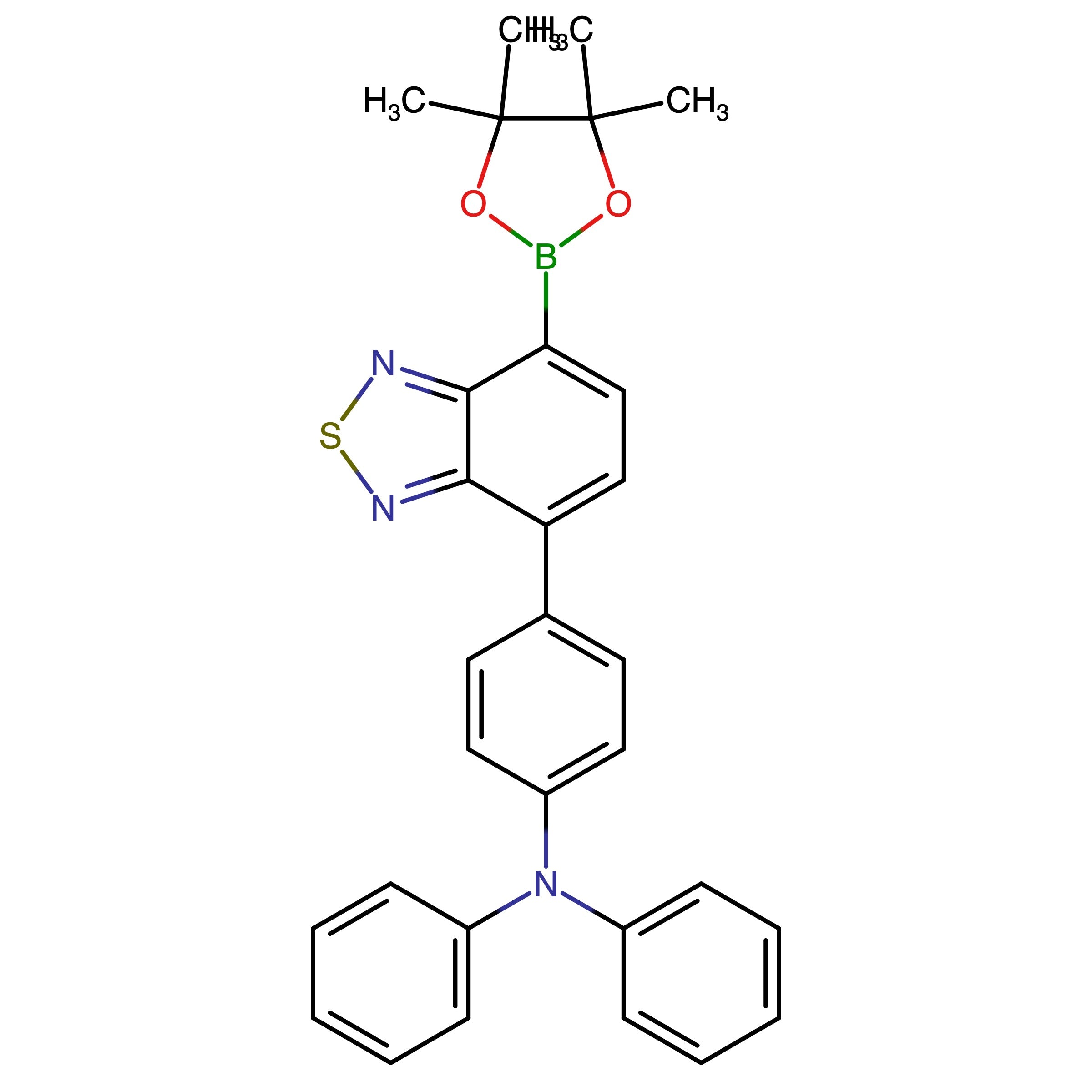 CAS RN 1883615-46-0 | N,N-Diphenyl-4-(7-(4,4,5,5-tetramethyl-1,3,2-dioxaborolan-2-yl)benzo[c][1,2,5]thiadiazol-4-yl)aniline