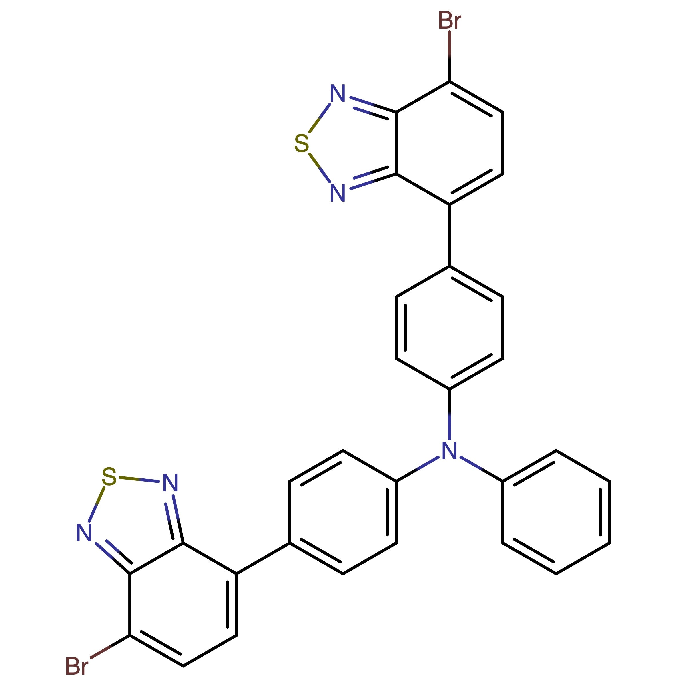 CAS RN 2271361-36-3 | 4-(7-Bromobenzo[c][1,2,5]thiadiazol-4-yl)-N-(4-(7-bromobenzo[c][1,2,5]thiadiazol-4-yl)phenyl)-N-phenylaniline