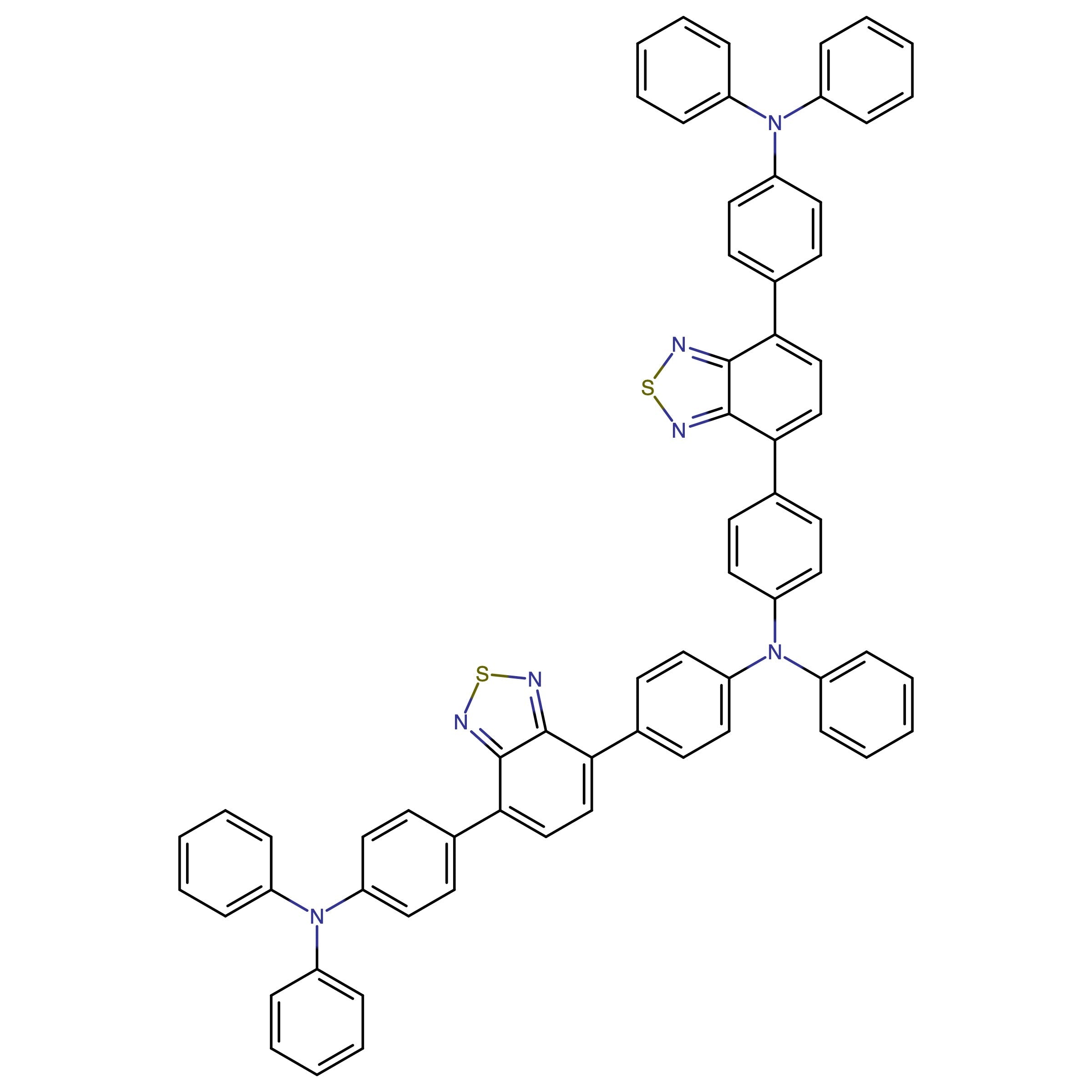 CAS RN 2768859-42-1 | 4-(7-(4-(Diphenylamino)phenyl)benzo[c][1,2,5]thiadiazol-4-yl)-N-(4-(7-(4-(diphenylamino)phenyl)benzo[c][1,2,5]thiadiazol-4-yl)phenyl)-N-phenylaniline