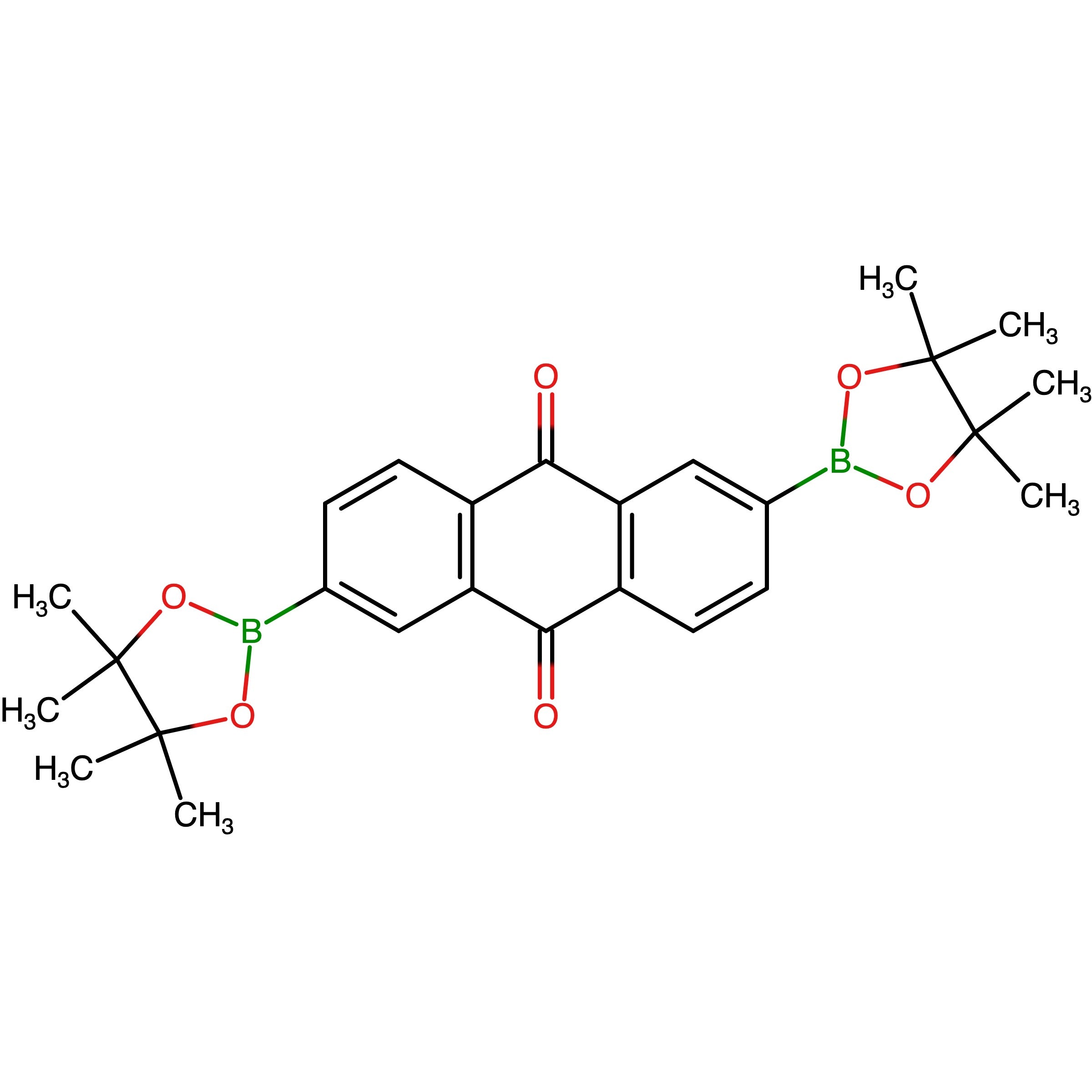 CAS RN 1804957-72-9 | 2,6-Bis(4,4,5,5-tetramethyl-1,3,2-dioxaborolan-2-yl)anthracene-9,10-dione