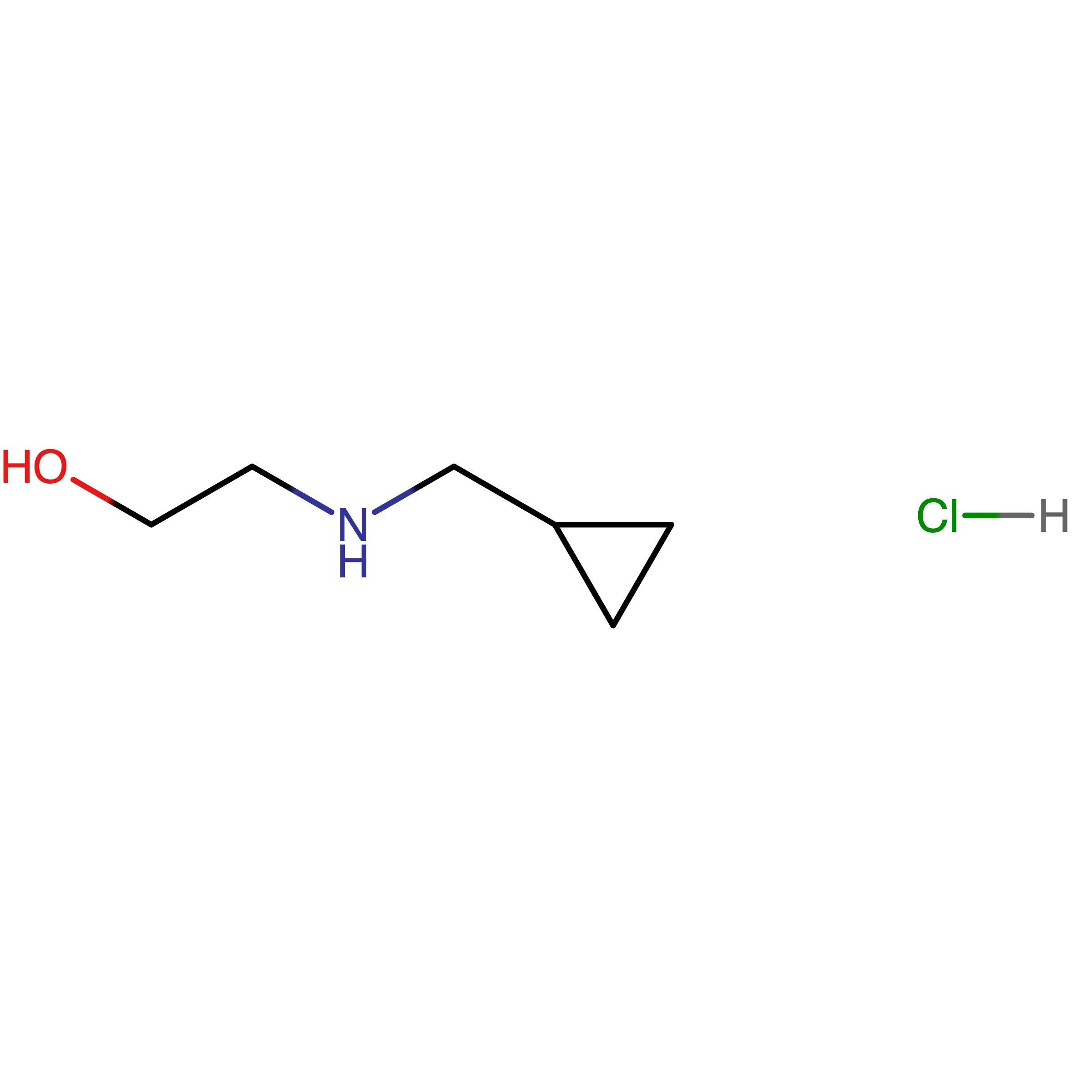 CAS 610309-67-6 | N-(2-Hydroxyethyl)(cyclopropylmethyl)amine Hydrochloride | MFCD28246435