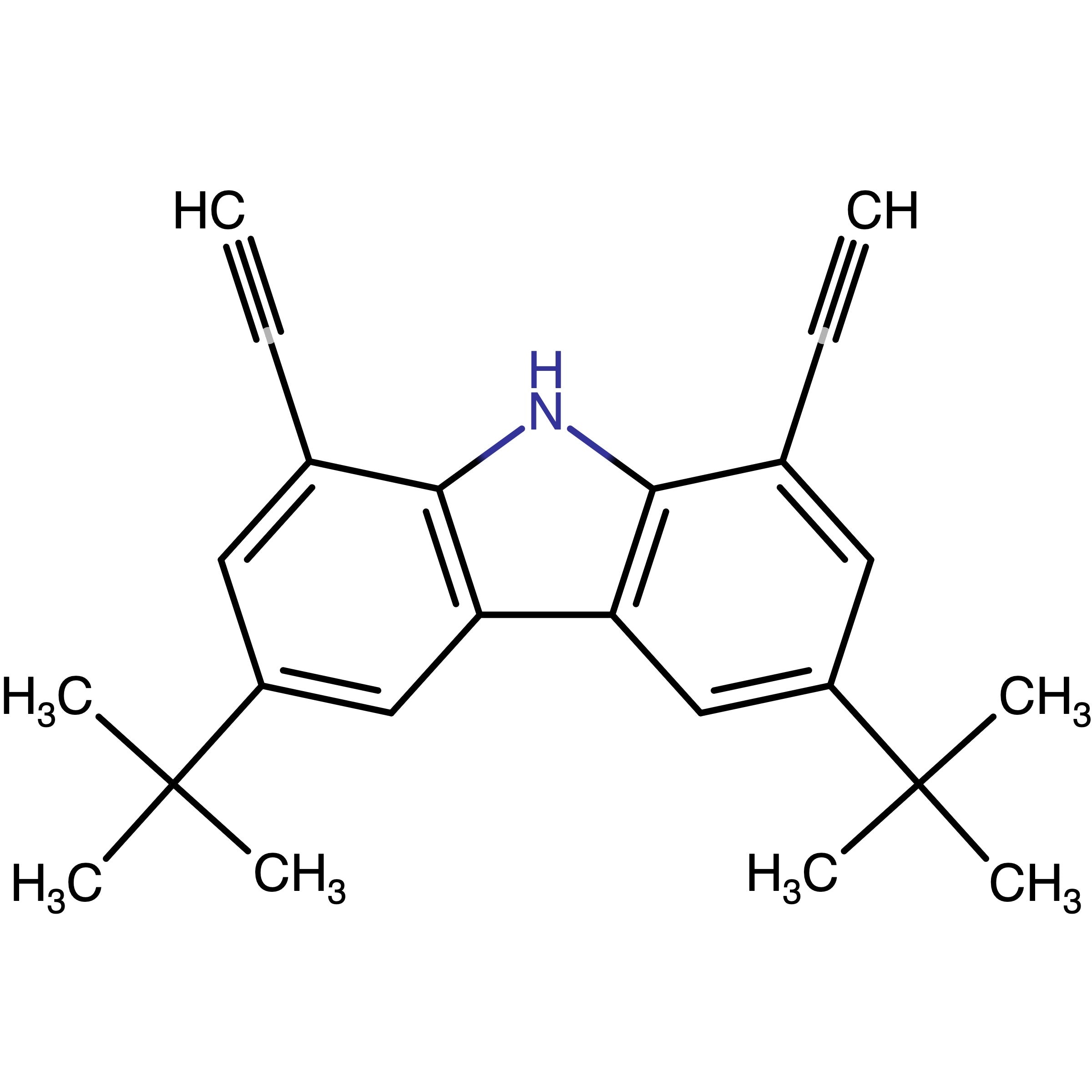 CAS RN 1313497-83-4 | 3,6-Di-tert-butyl-1,8-diethynyl-9H-carbazole