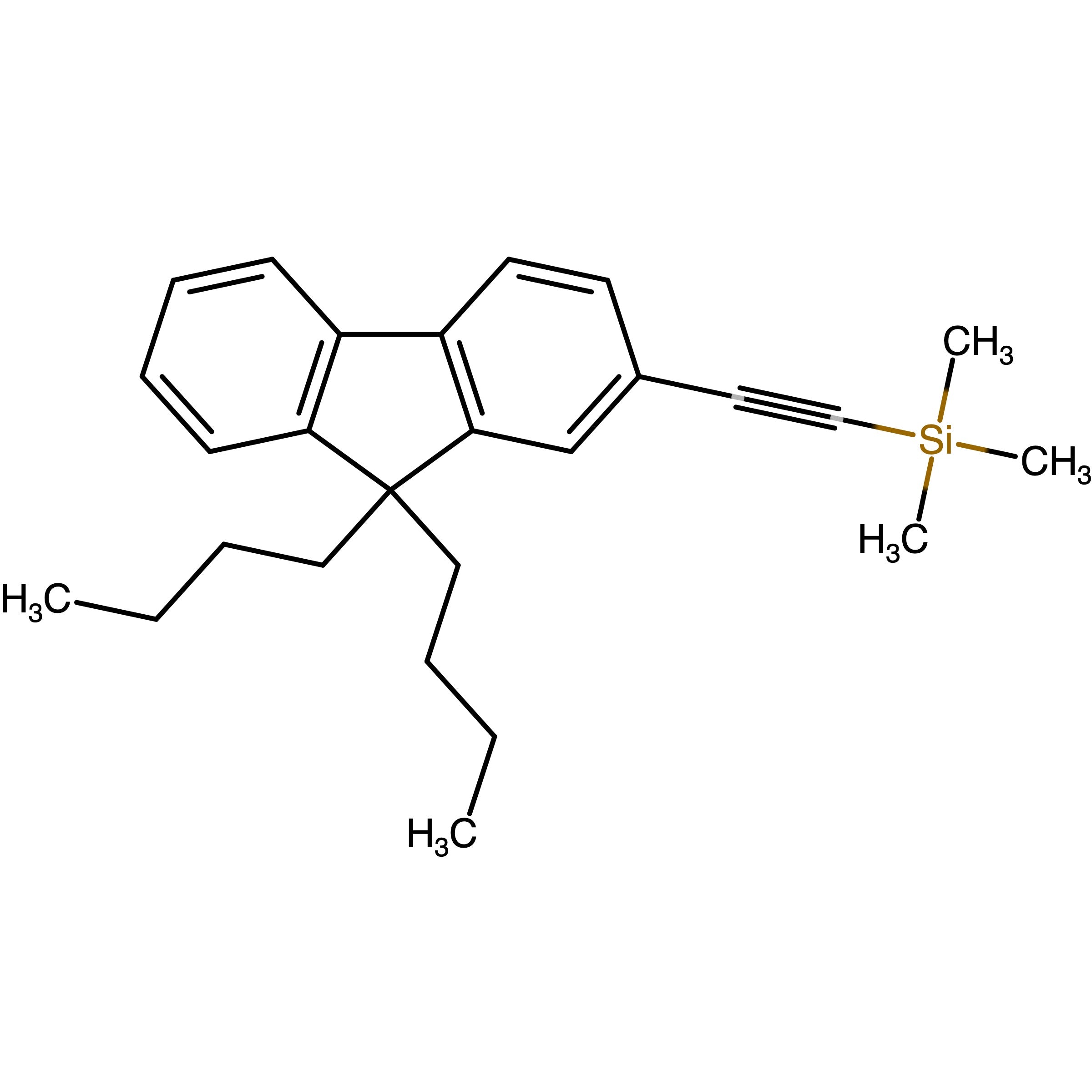 CAS RN 950181-10-9 | ((9,9-Dibutyl-9H-fluoren-2-yl)ethynyl)trimethylsilane