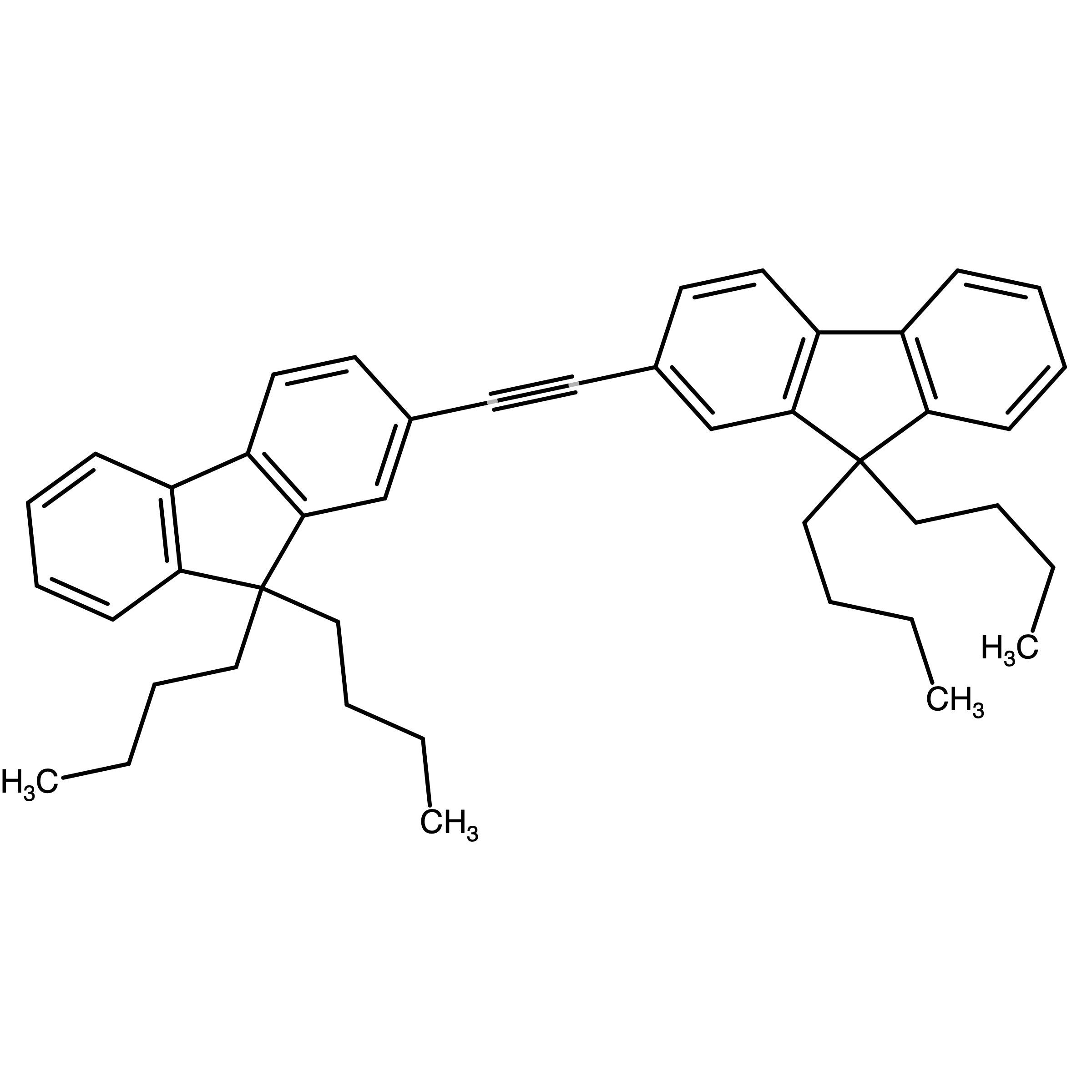 CAS RN 879888-02-5 | 1,2-Bis(9,9-dibutyl-9H-fluoren-2-yl)ethyne