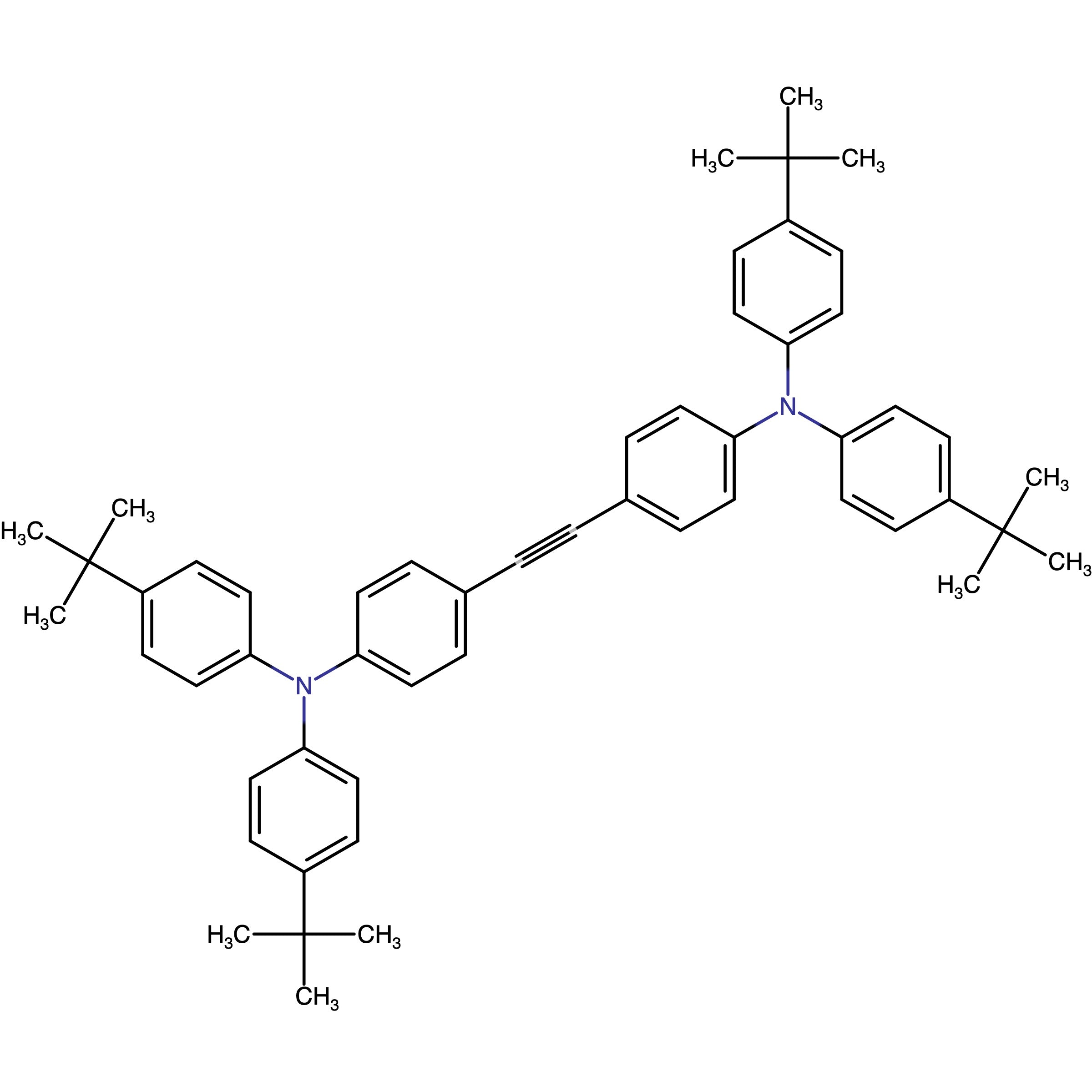 CAS RN 2057440-75-0 | 4,4'-(Ethyne-1,2-diyl)bis(N,N-bis(4-(tert-butyl)phenyl)aniline)