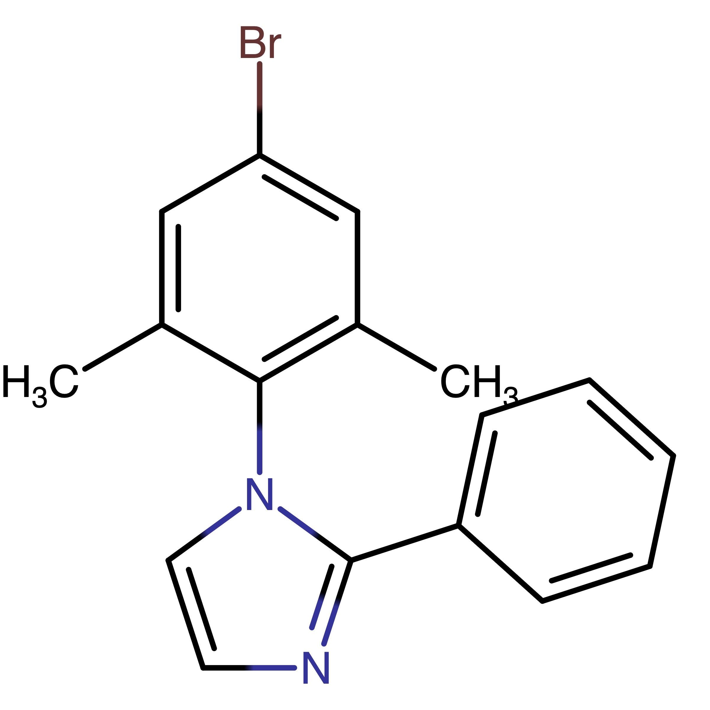 CAS RN 914306-56-2 | 1-(4-Bromo-2,6-dimethylphenyl)-2-phenyl-1H-imidazole