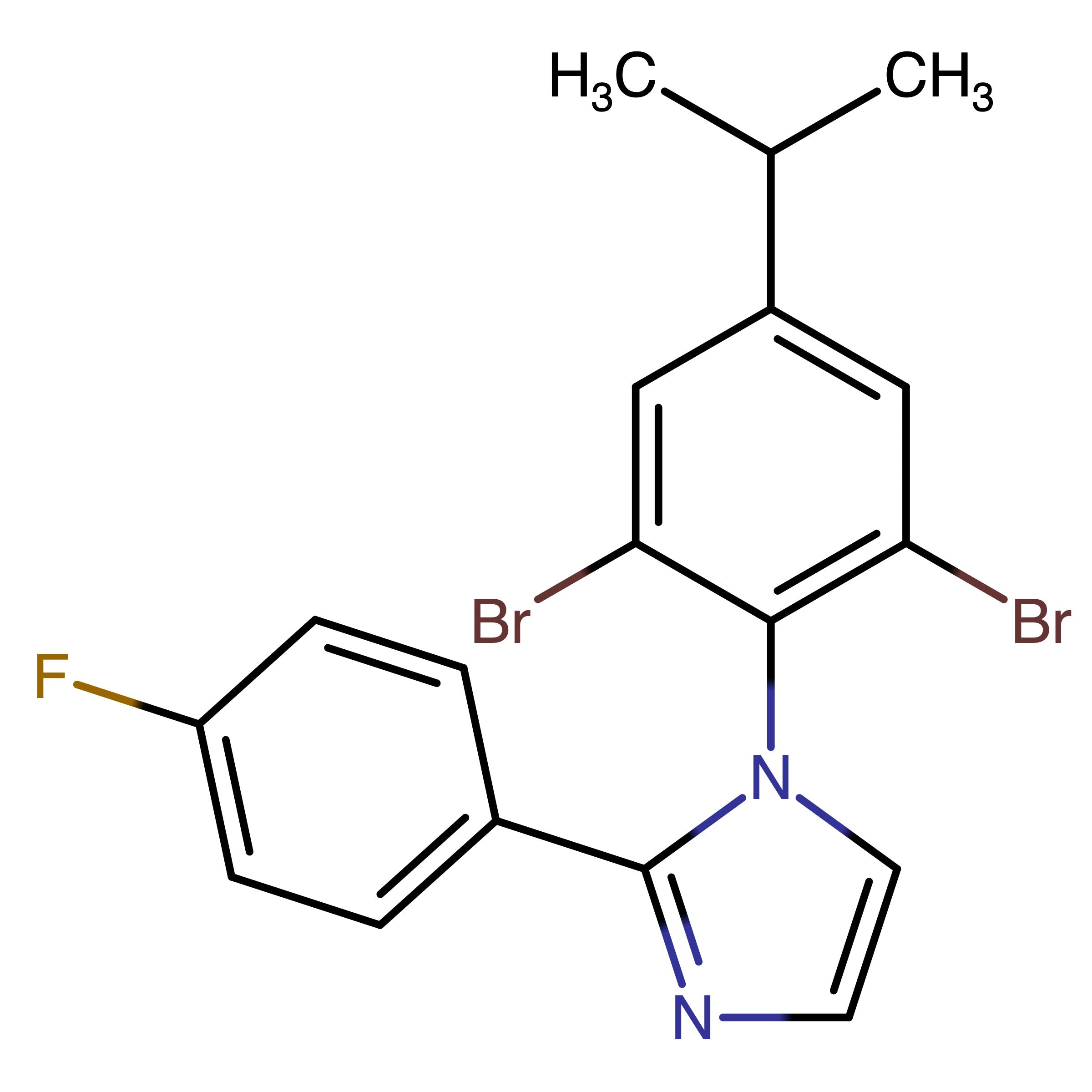 CAS RN 934490-56-9 | 1-(2,6-Dibromo-4-isopropylphenyl)-2-(4-fluorophenyl)-1H-imidazole