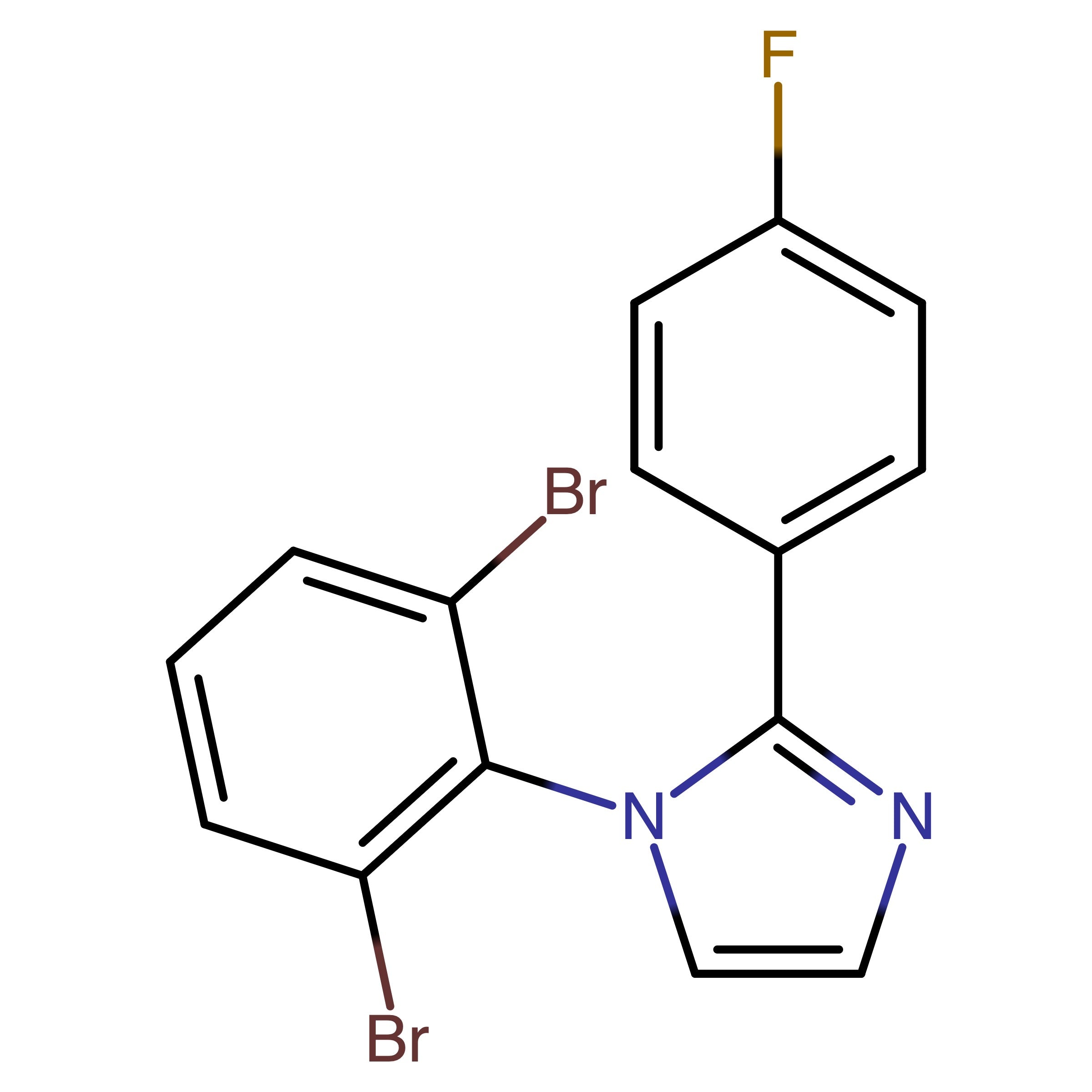 CAS RN 934490-57-0 | 1-(2,6-Dibromophenyl)-2-(4-fluorophenyl)-1H-imidazole