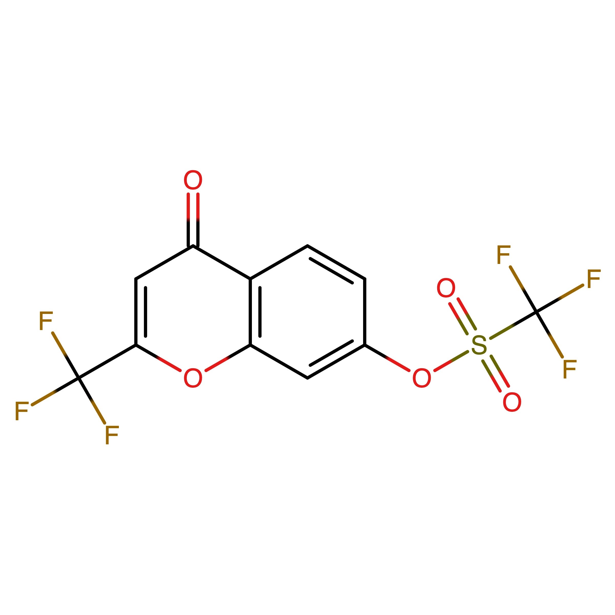 CAS RN 2254029-92-8 | 4-Oxo-2-(trifluoromethyl)-4H-chromen-7-yl trifluoromethanesulfonate