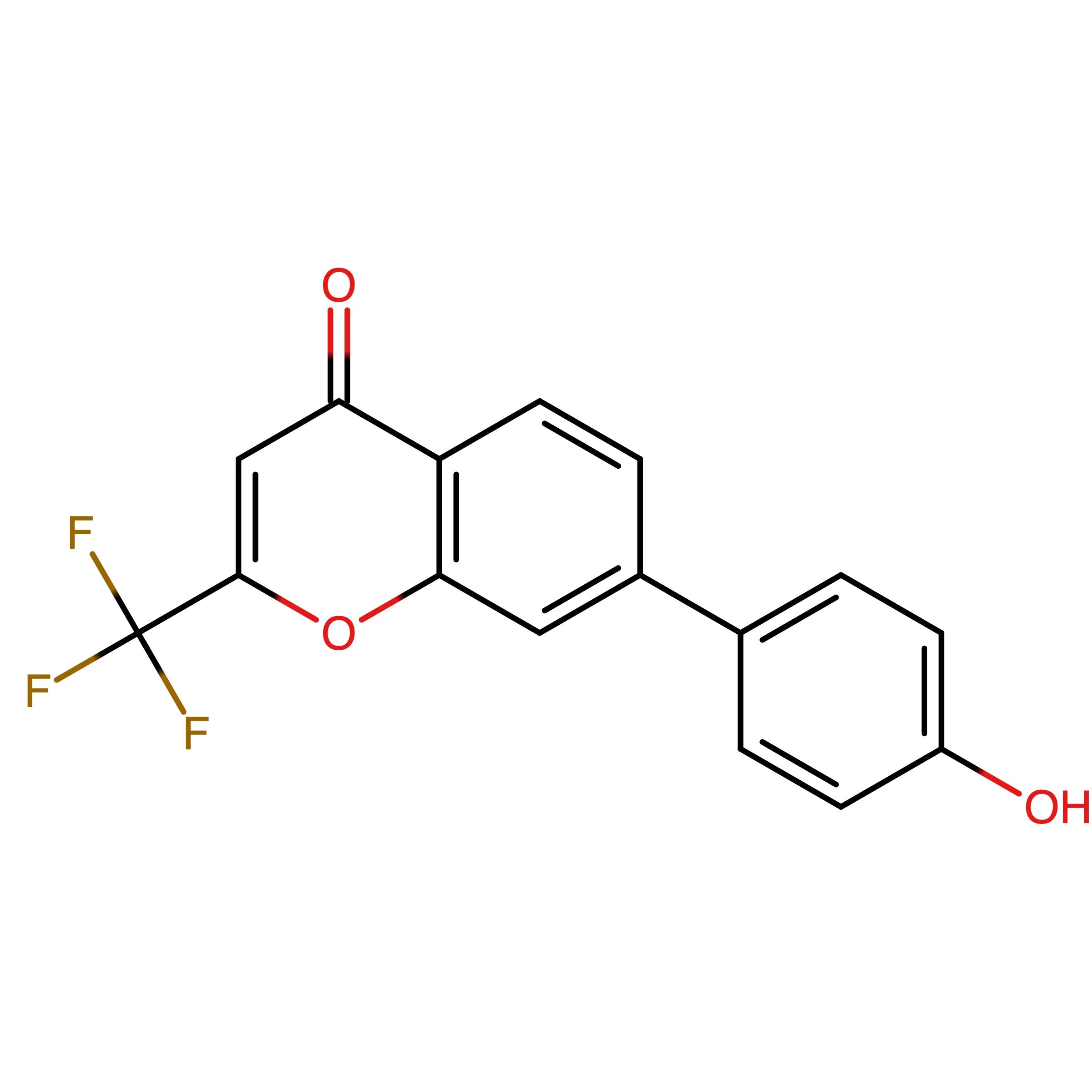 CAS RN 2254029-95-1 | 7-(4-Hydroxyphenyl)-2-(trifluoromethyl)-4H-chromen-4-one