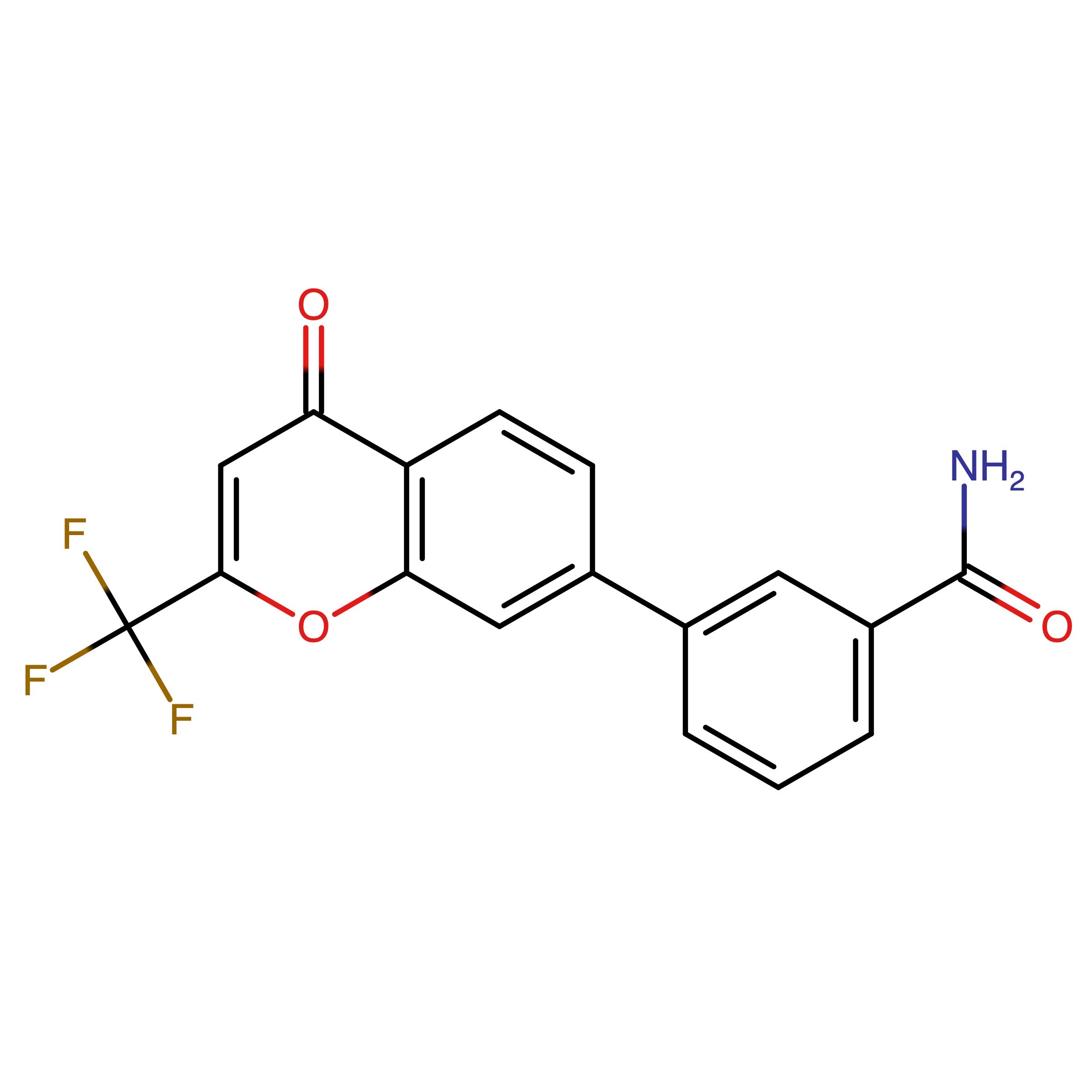 CAS RN 2254029-98-4 | 3-(4-Oxo-2-(trifluoromethyl)-4H-chromen-7-yl)benzamide