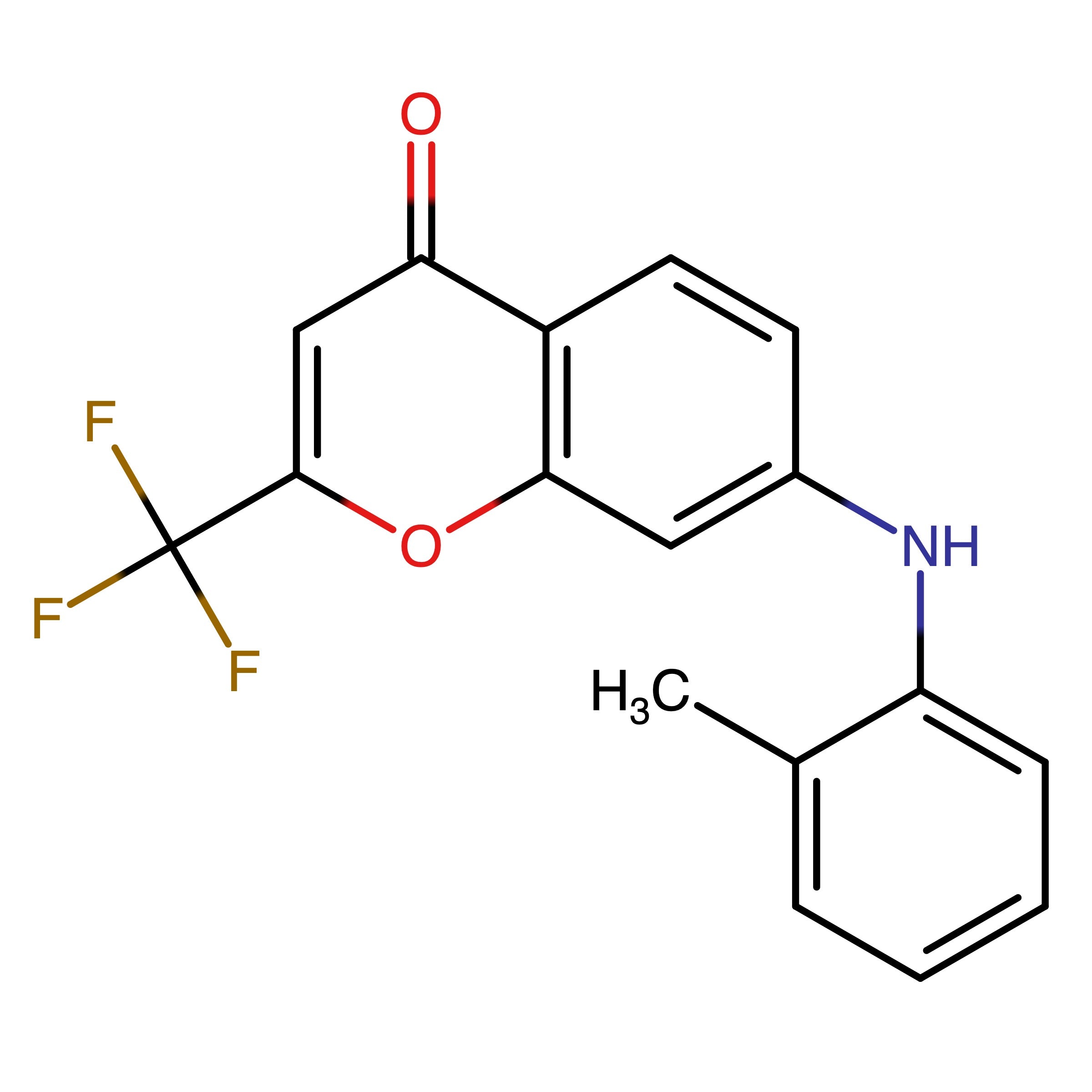 CAS RN 2254030-05-0 | 7-(o-Tolylamino)-2-(trifluoromethyl)-4H-chromen-4-one