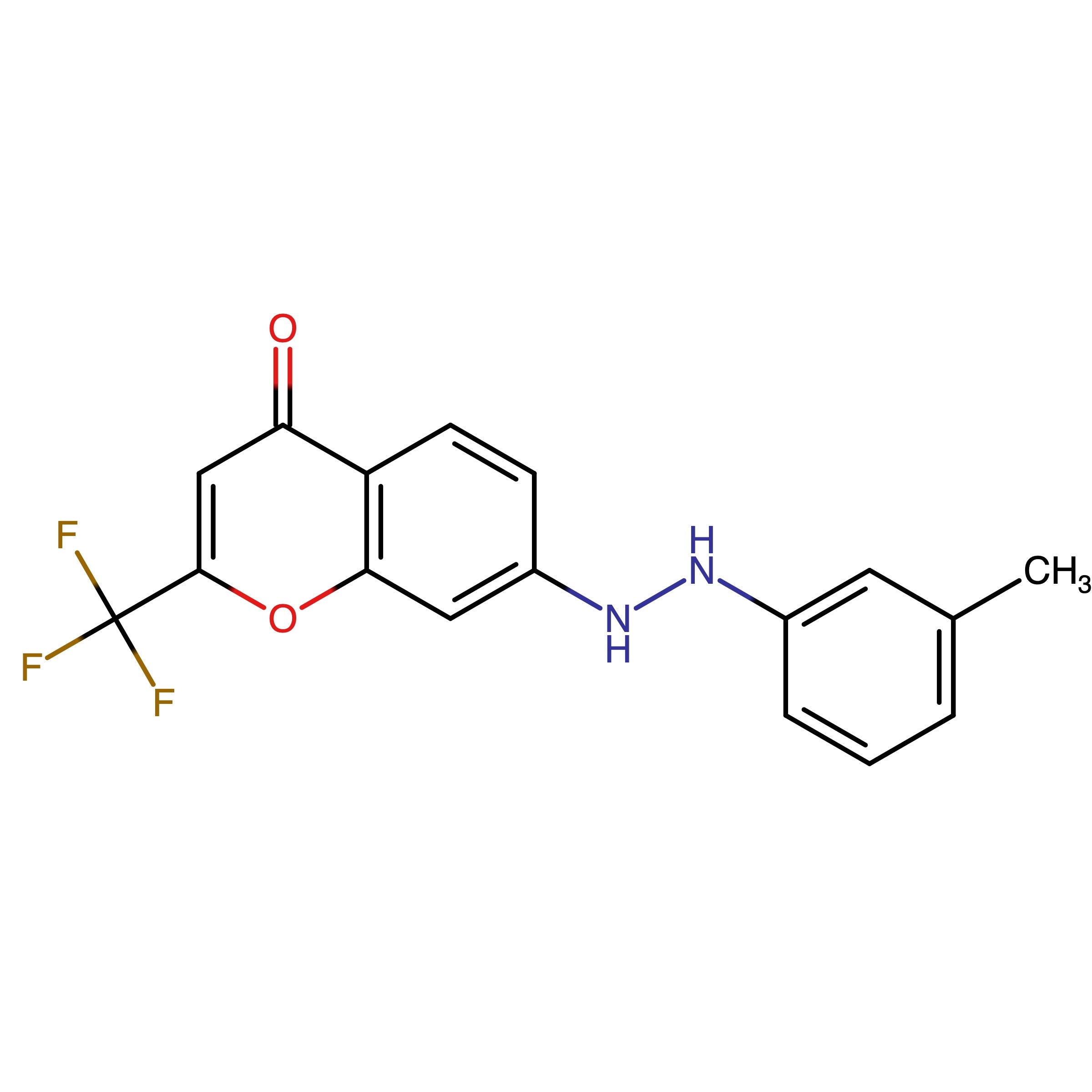 CAS RN 2254030-13-0 | 7-(2-(m-Tolyl)hydrazineyl)-2-(trifluoromethyl)-4H-chromen-4-one