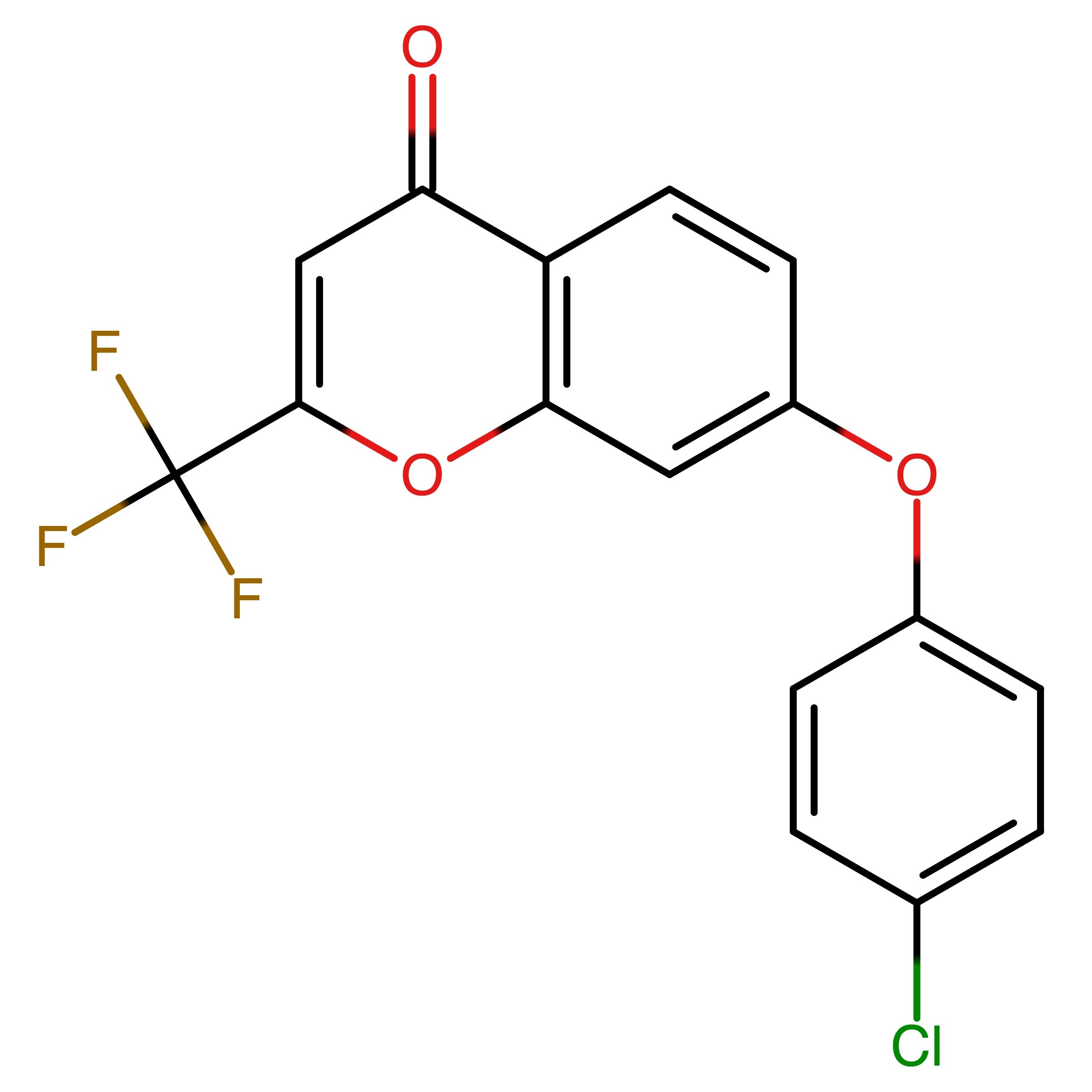 CAS RN 2254030-14-1 | 7-(4-Chlorophenoxy)-2-(trifluoromethyl)-4H-chromen-4-one