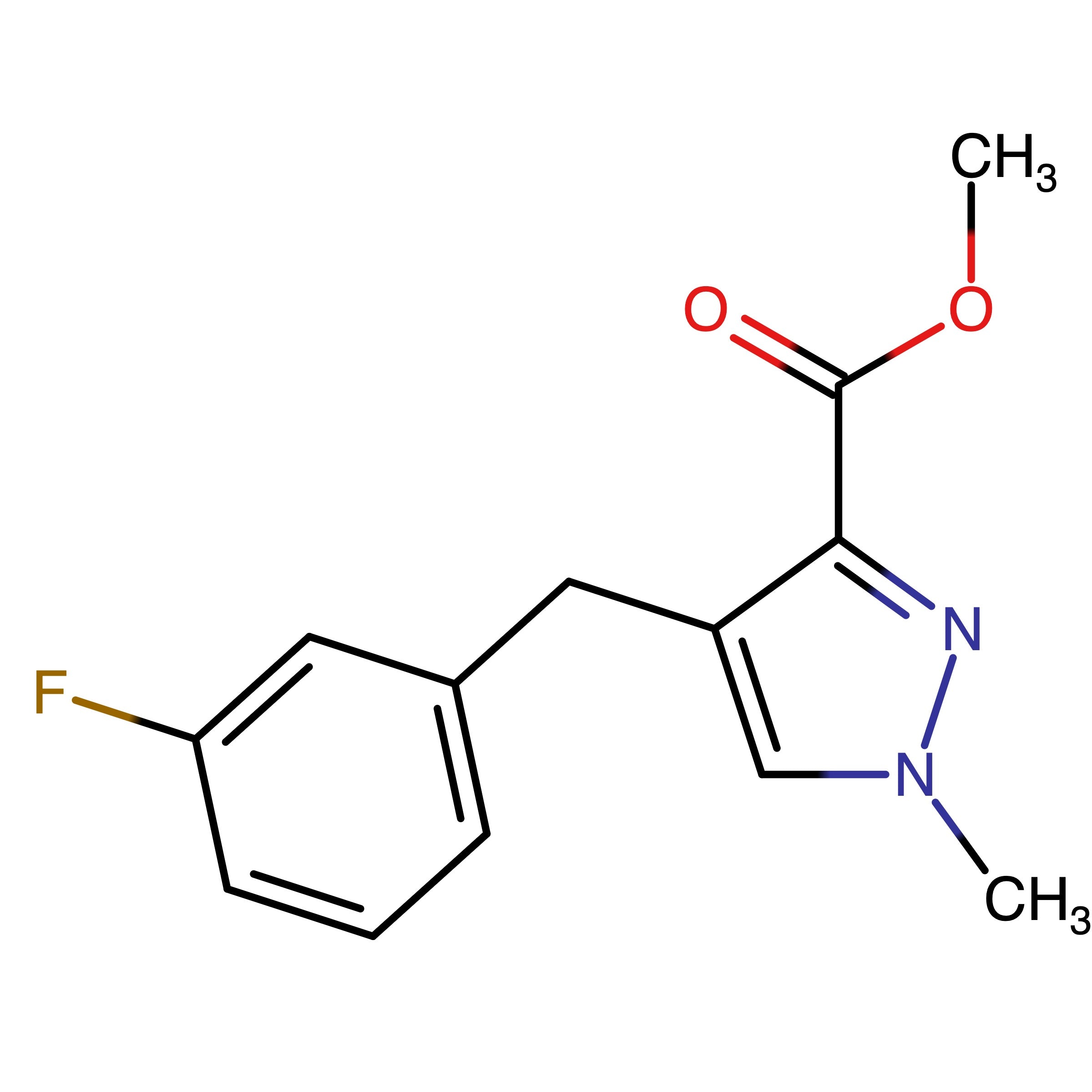 CAS RN 2810096-29-6 | Methyl 4-(3-fluorobenzyl)-1-methyl-1H-pyrazole-3-carboxylate