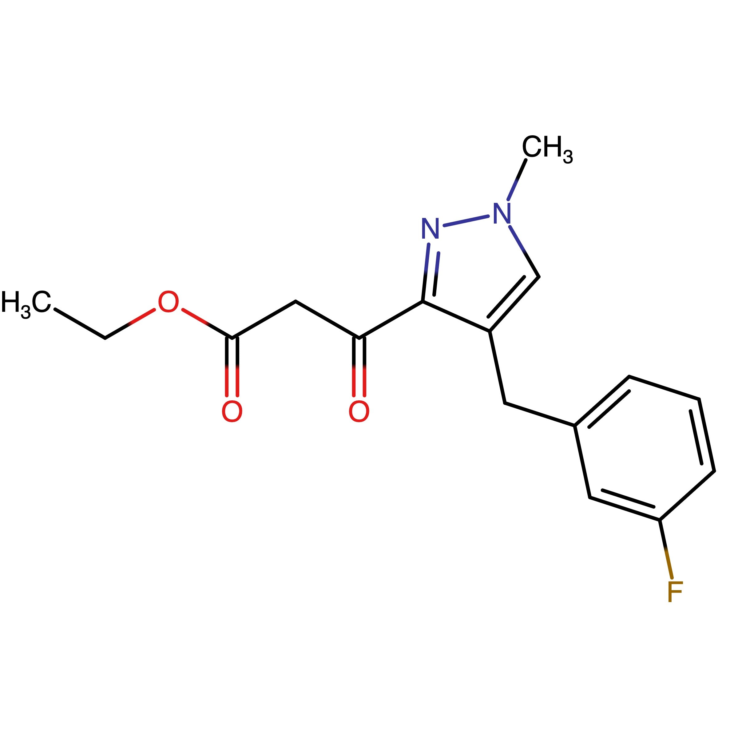 CAS RN 2810096-30-9 | Ethyl 3-(4-(3-fluorobenzyl)-1-methyl-1H-pyrazol-3-yl)-3-oxopropanoate