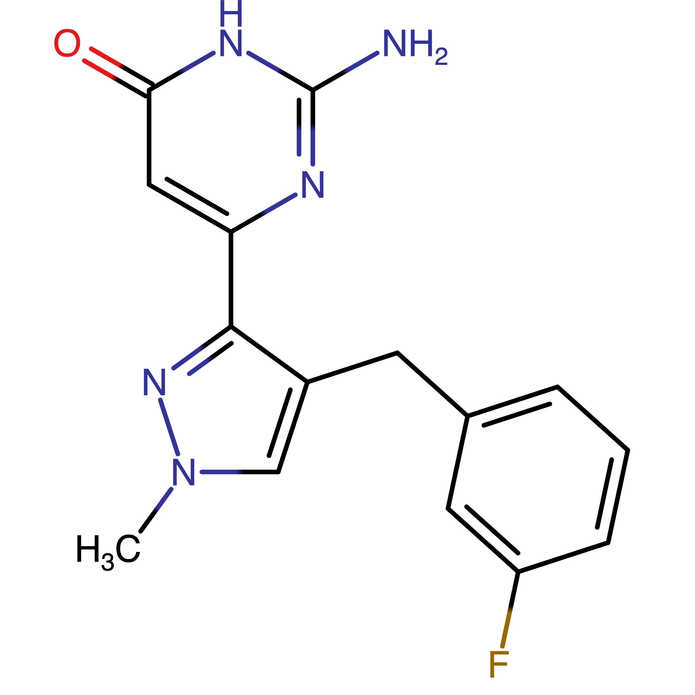 CAS RN 2810096-31-0 | 2-Amino-6-(4-(3-fluorobenzyl)-1-methyl-1H-pyrazol-3-yl)pyrimidin-4(3H)-one