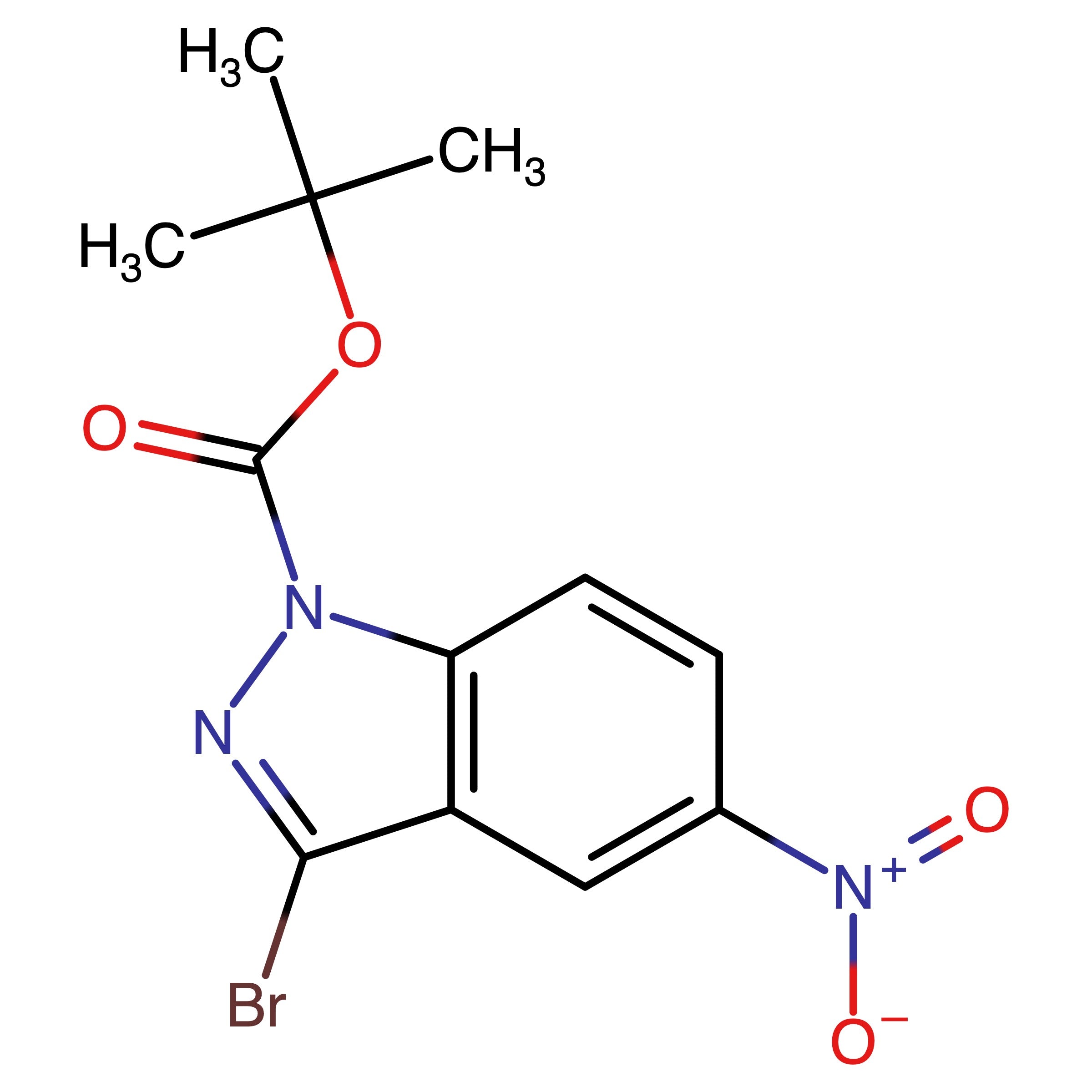 CAS 473416-22-7 | 1-Boc-3-bromo-5-nitro-1H-indazole | MFCD11617131