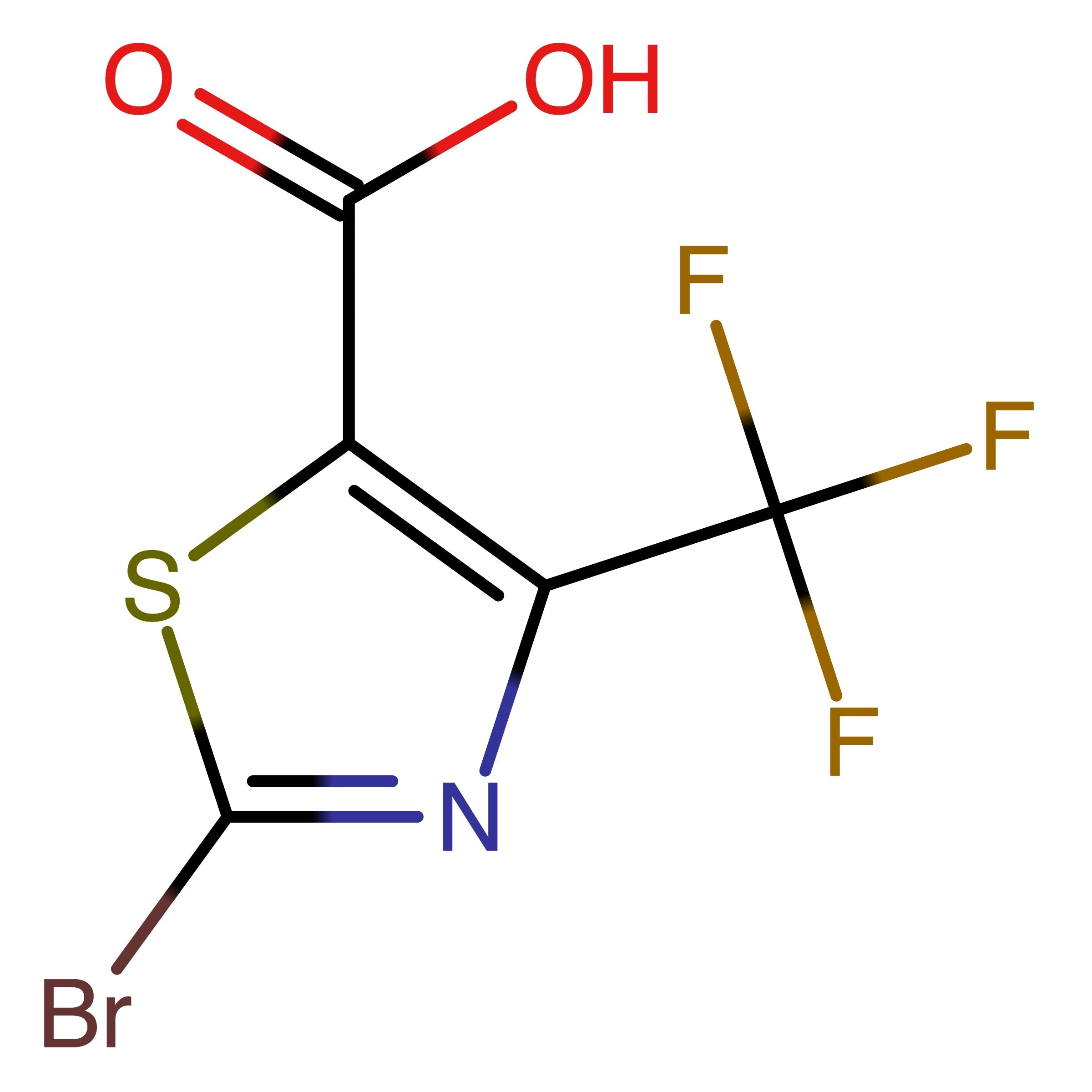 CAS 162651-07-2 | 2-Bromo-4-(trifluoromethyl)thiazole-5-carboxylic acid | MFCD09264552