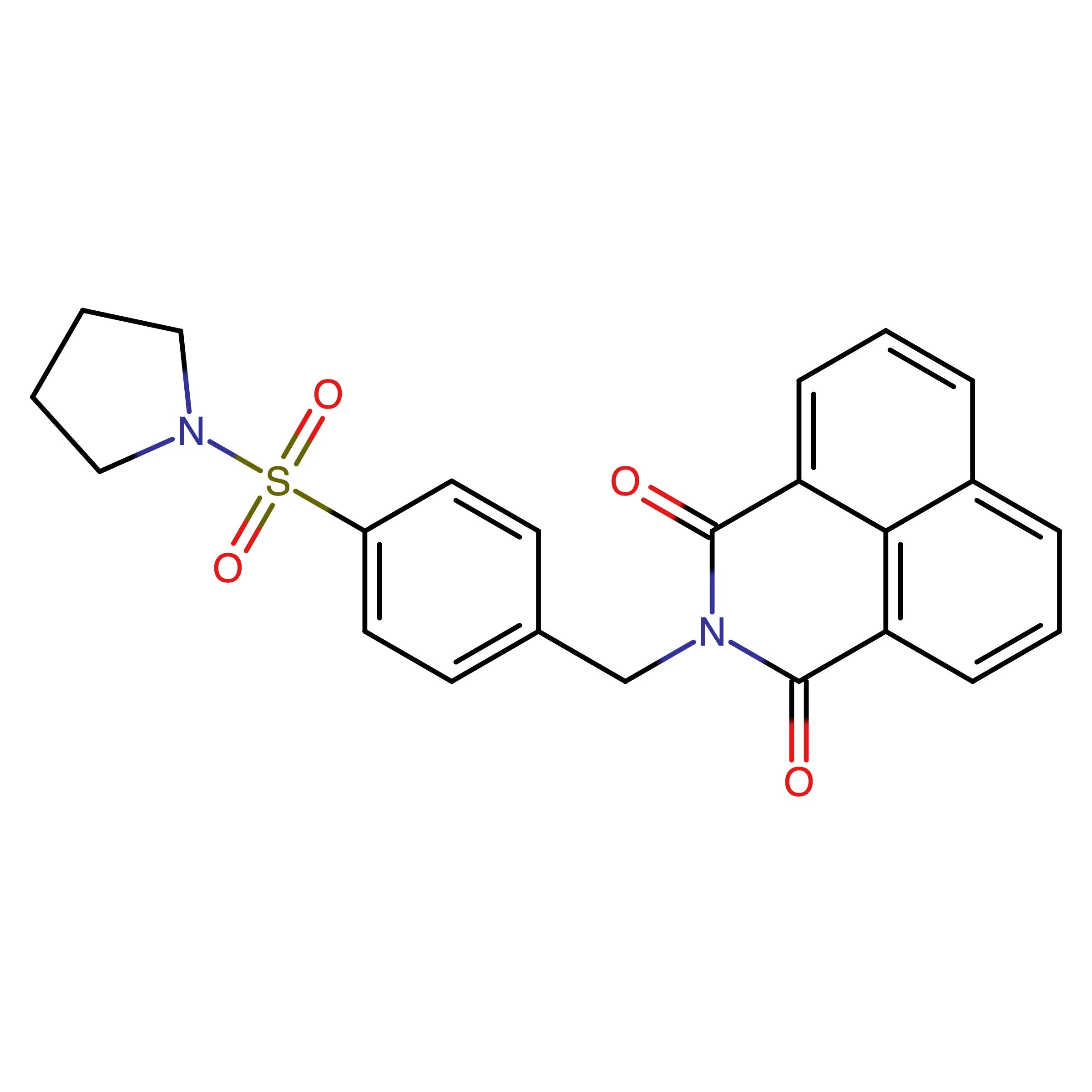 CAS RN 1321626-15-6 | 2-(4-(Pyrrolidin-1-ylsulfonyl)benzyl)-1H-benzo[de]isoquinoline-1,3(2H)-dione