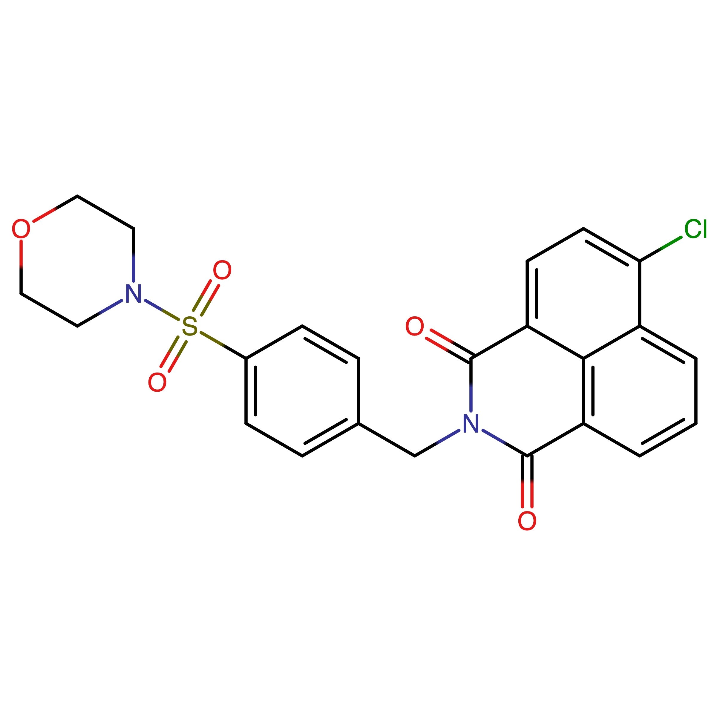 CAS RN 1321626-17-8 | 6-Chloro-2-(4-(morpholinosulfonyl)benzyl)-1H-benzo[de]isoquinoline-1,3(2H)-dione
