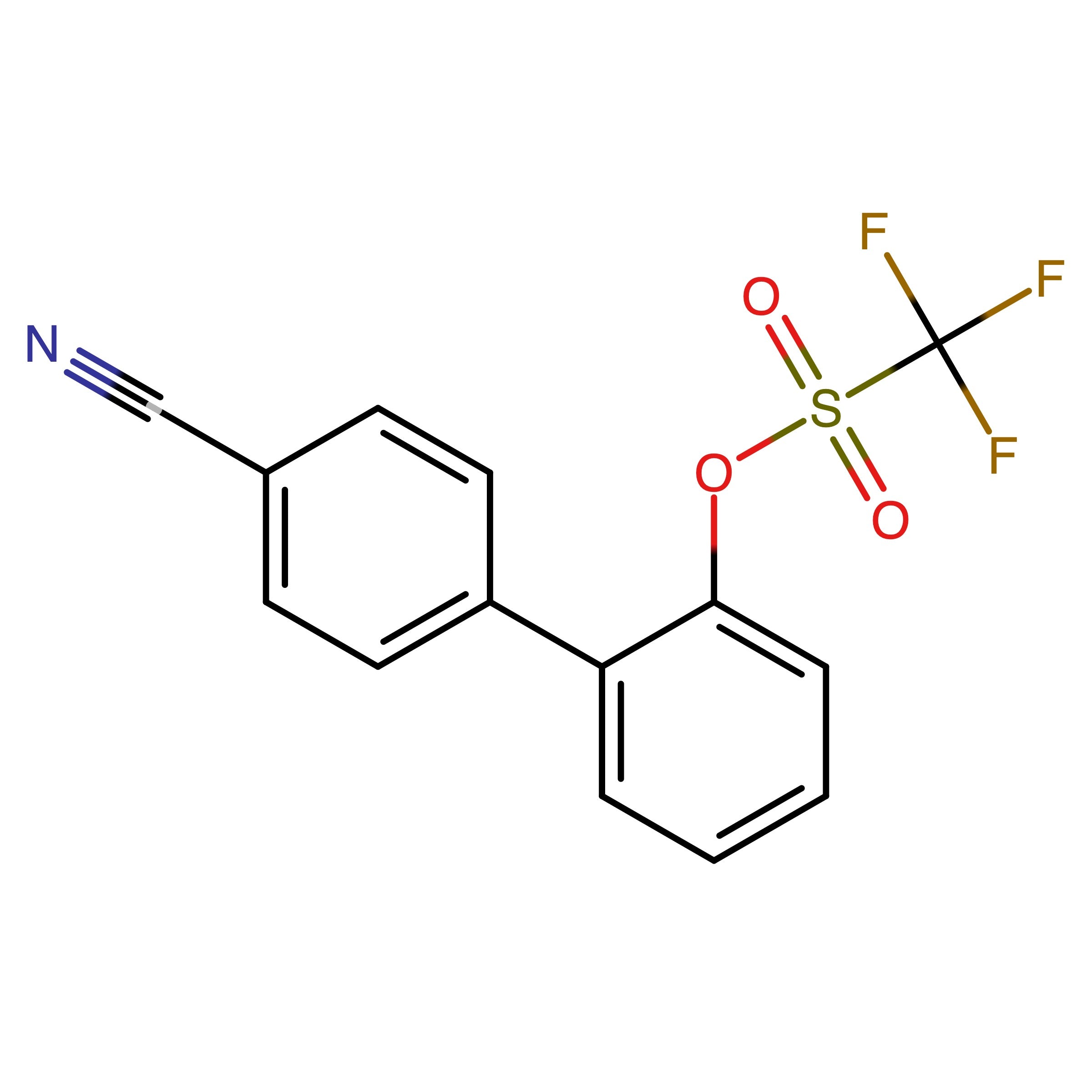 CAS RN 180578-02-3 | 4'-Carbonitril-[1,1'-biphenyl]-2-yl trifluoromethanesulfonate