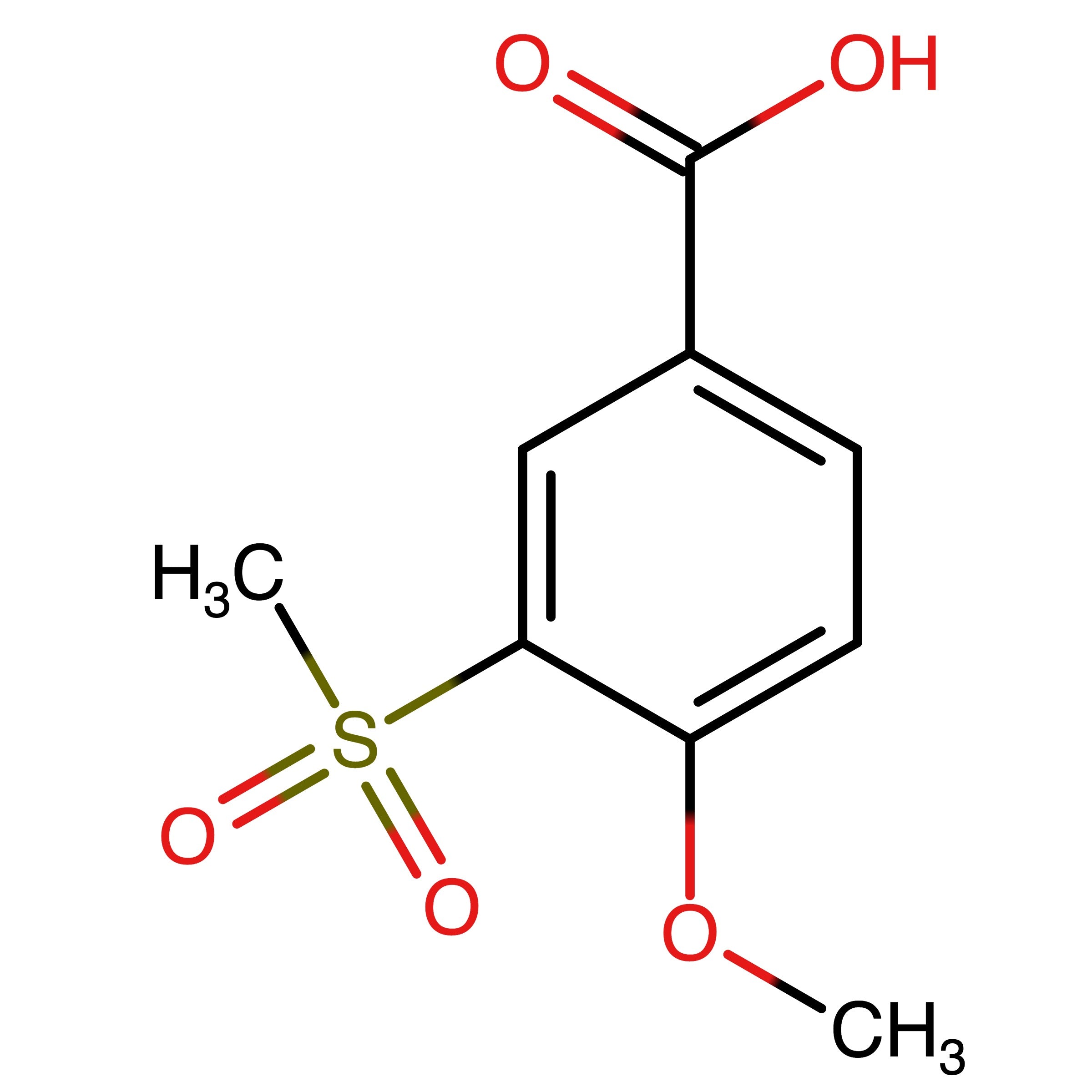 CAS 213598-13-1 | 4-Methoxy-3-(methylsulfonyl)benzoic Acid | MFCD10032484