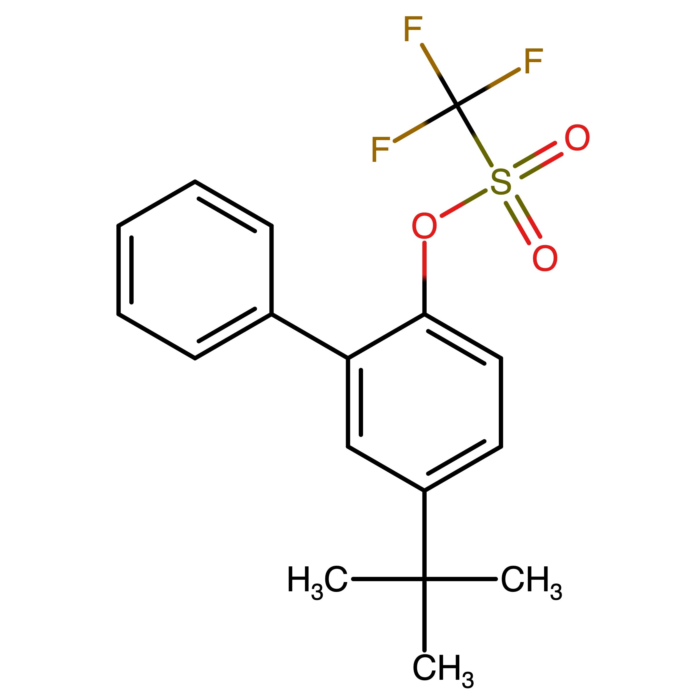 CAS RN 2764956-02-5 | 5-(tert-Butyl)-[1,1'-biphenyl]-2-yl trifluoromethanesulfonate