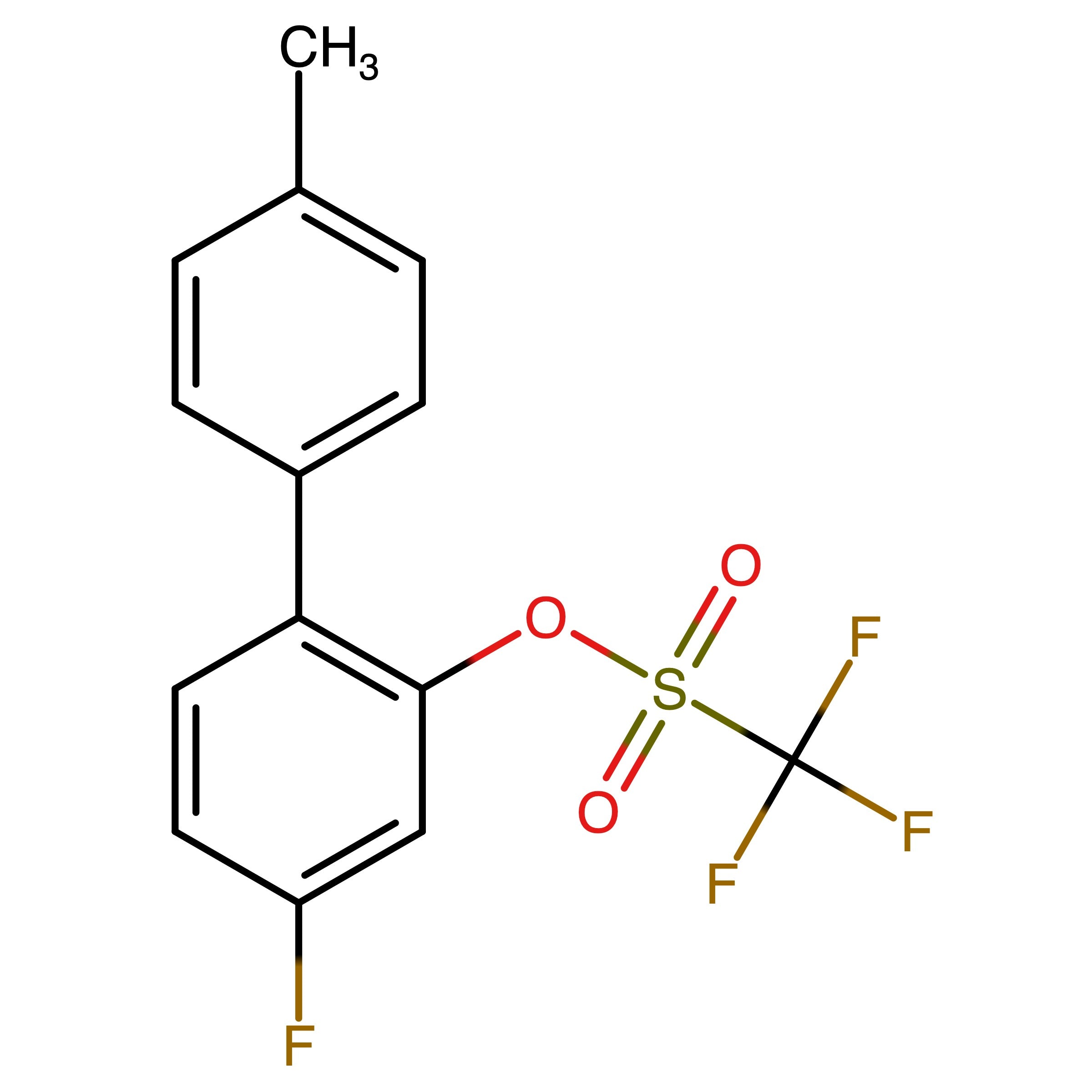 CAS RN 2764956-08-1 | 4-Fluoro-4'-methyl-[1,1'-biphenyl]-2-yl trifluoromethanesulfonate