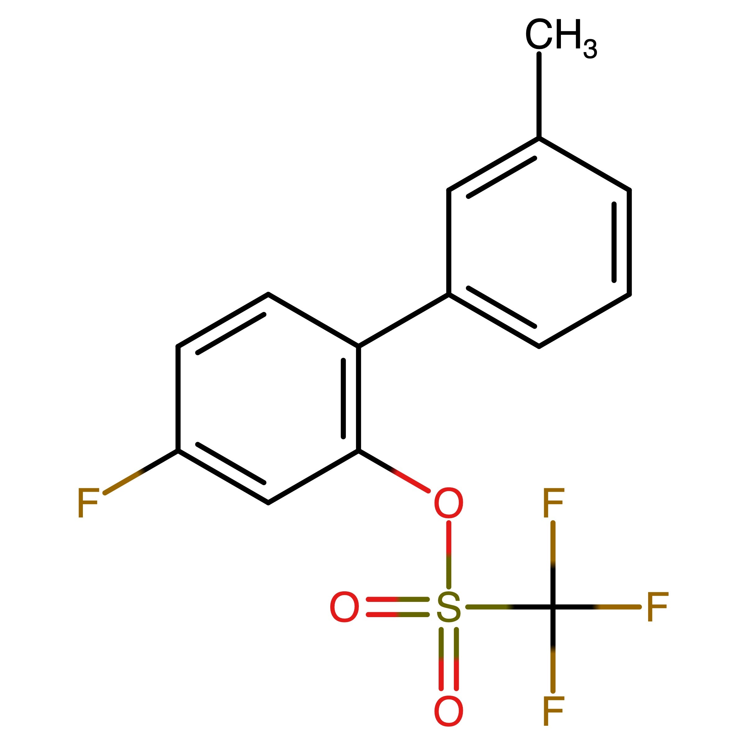 CAS RN 2764956-09-2 | 4-Fluoro-3'-methyl-[1,1'-biphenyl]-2-yl trifluoromethanesulfonate