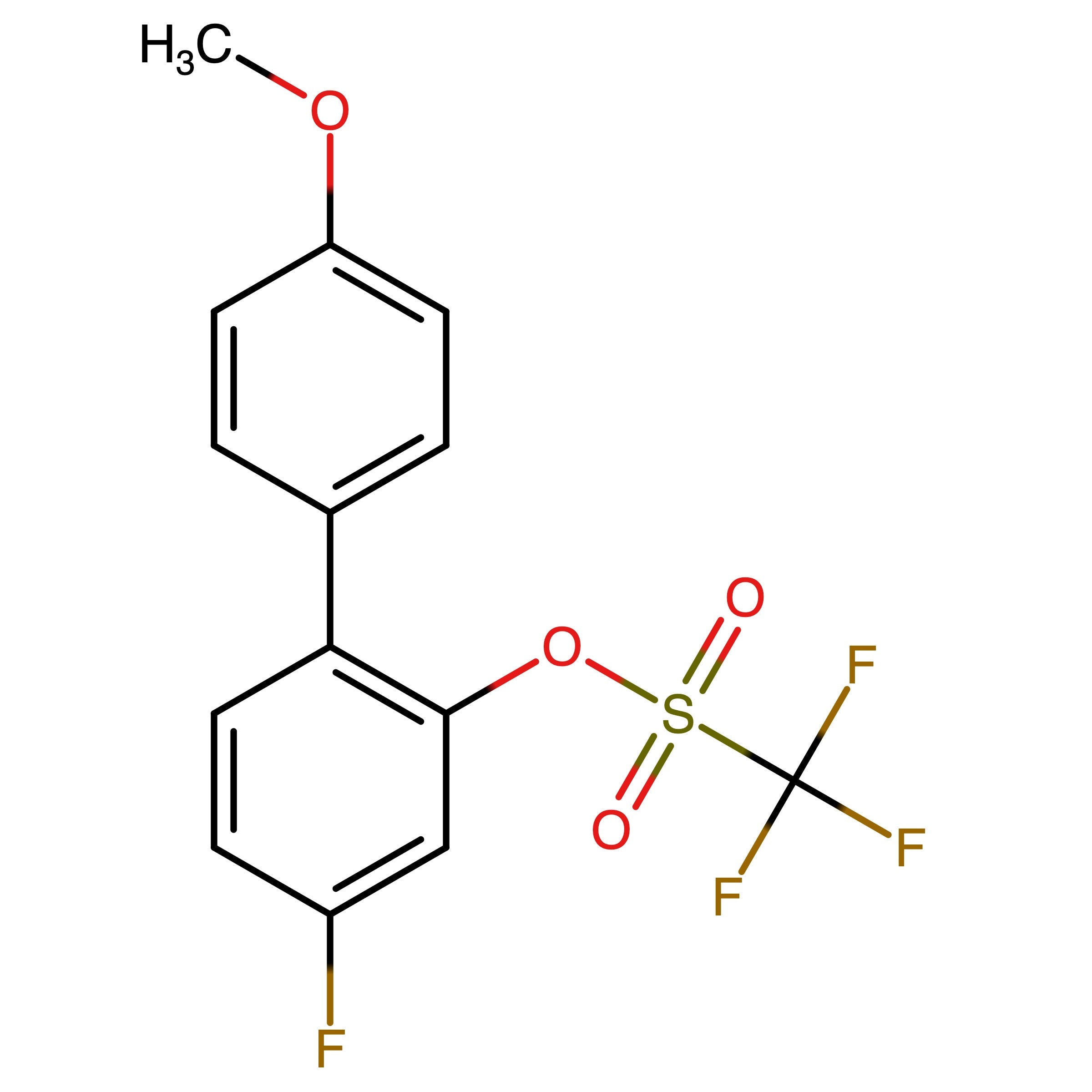 CAS RN 2764956-11-6 | 4-Fluoro-4'-methoxy-[1,1'-biphenyl]-2-yl trifluoromethanesulfonate