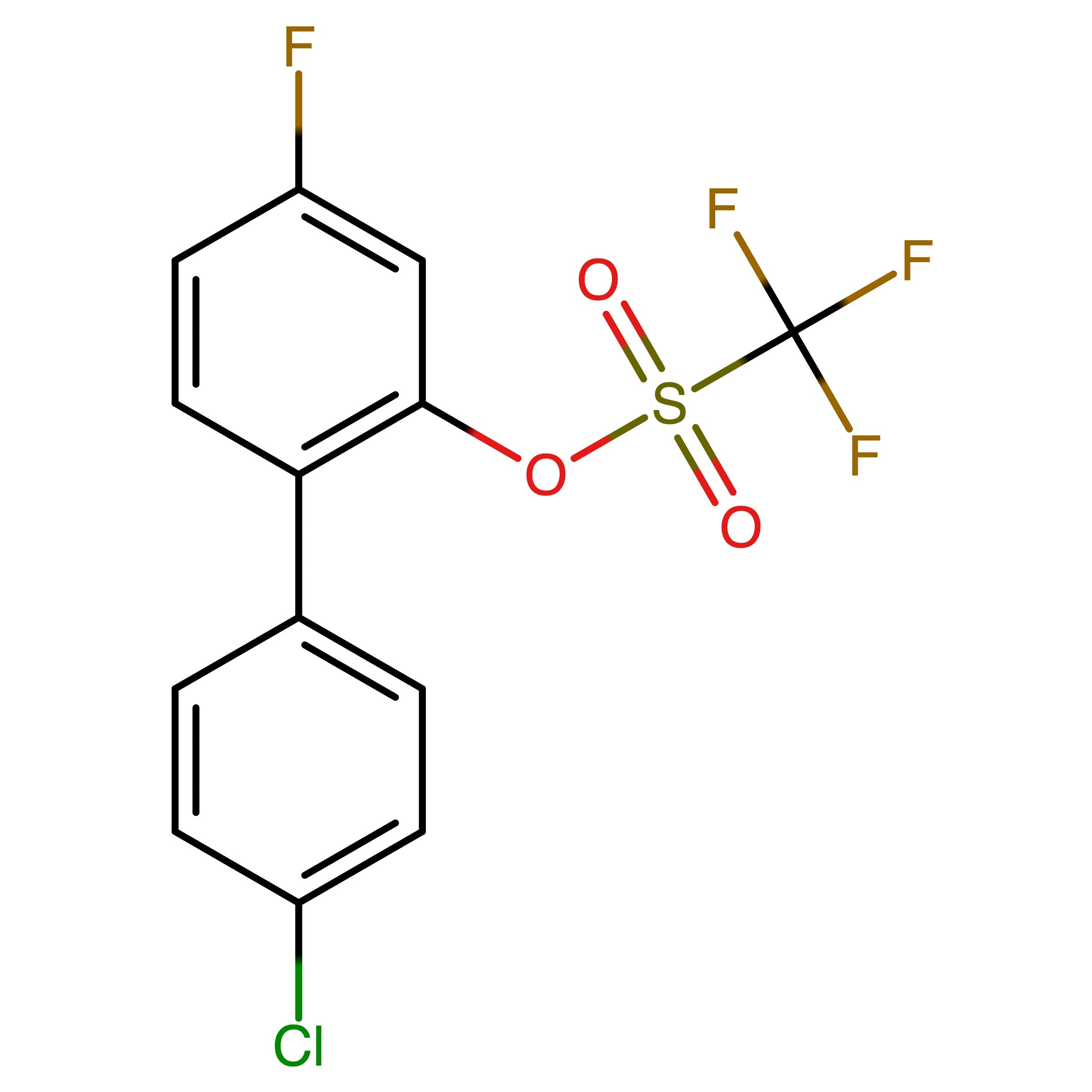 CAS RN 2764956-13-8 | 4'-Chloro-4-fluoro-[1,1'-biphenyl]-2-yl trifluoromethanesulfonate