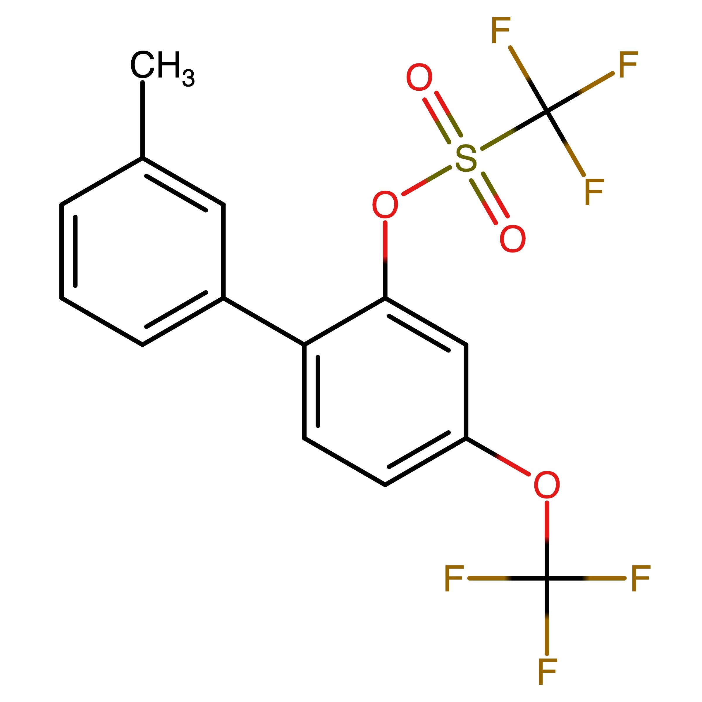 CAS RN 2764956-15-0 | 3'-Methyl-4-(trifluoromethoxy)-[1,1'-biphenyl]-2-yl trifluoromethanesulfonate