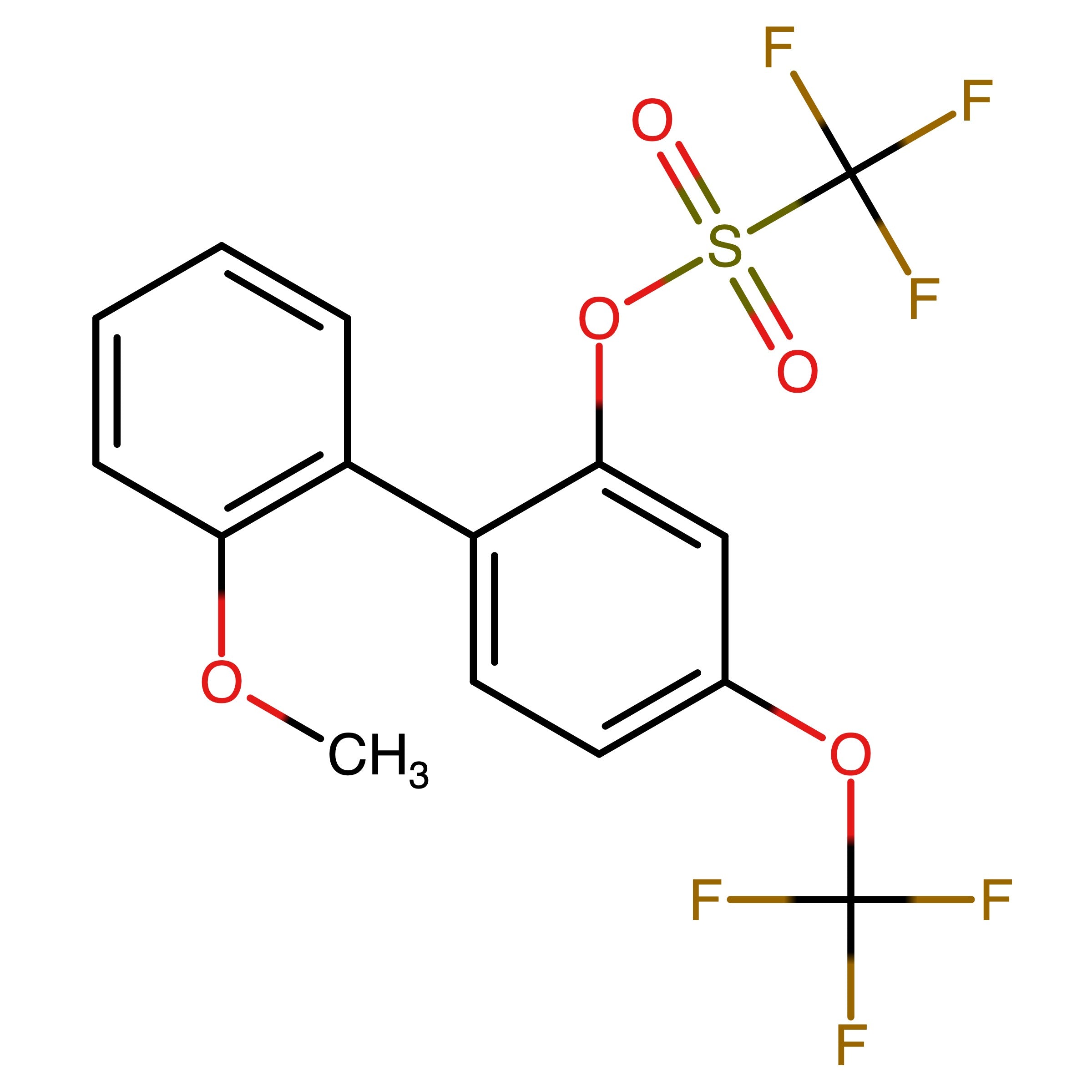 CAS RN 2764956-16-1 | 2'-Methoxy-4-(trifluoromethoxy)-[1,1'-biphenyl]-2-yl trifluoromethanesulfonate