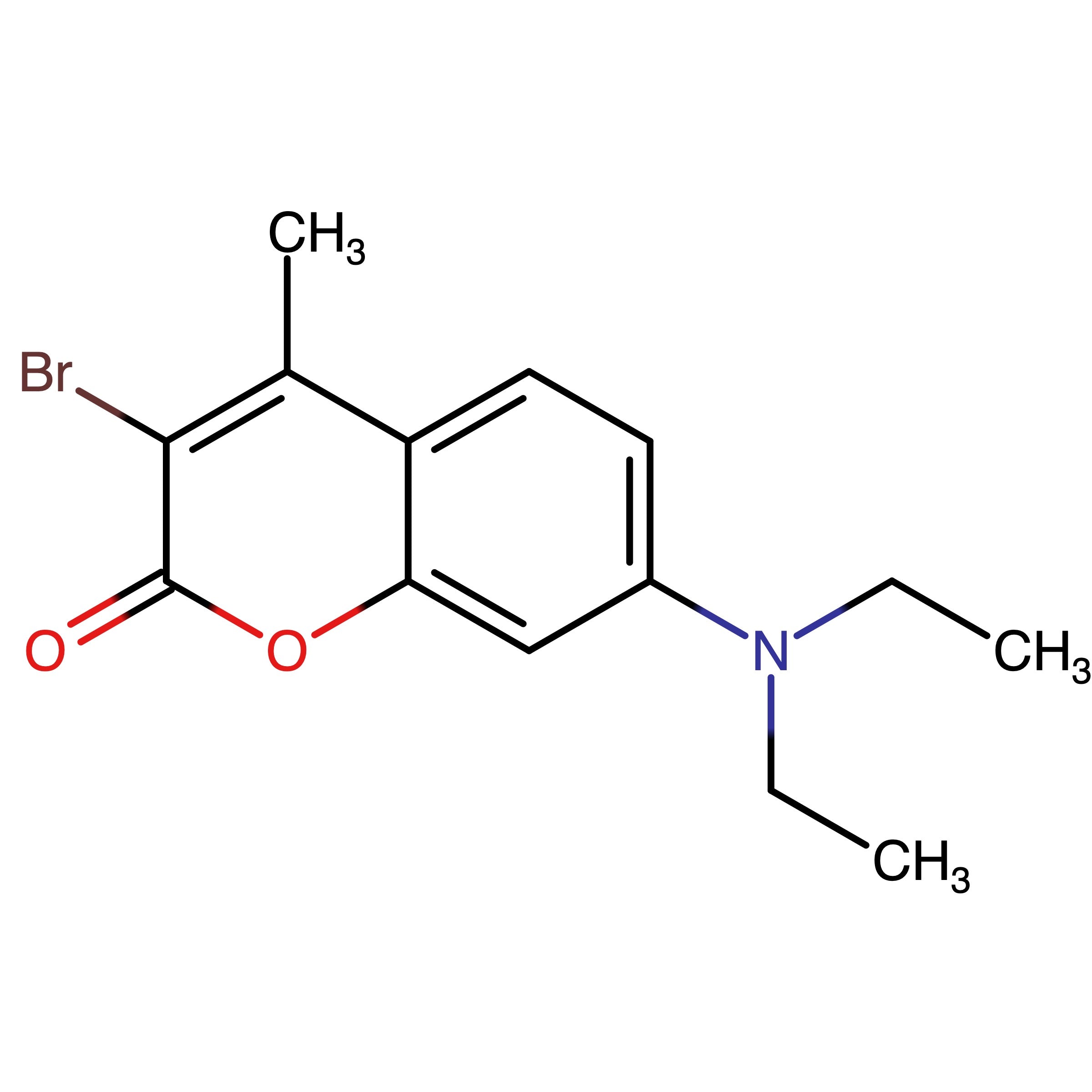CAS RN 92295-93-7 | 3-Bromo-7-(diethylamino)-4-methyl-2H-chromen-2-one