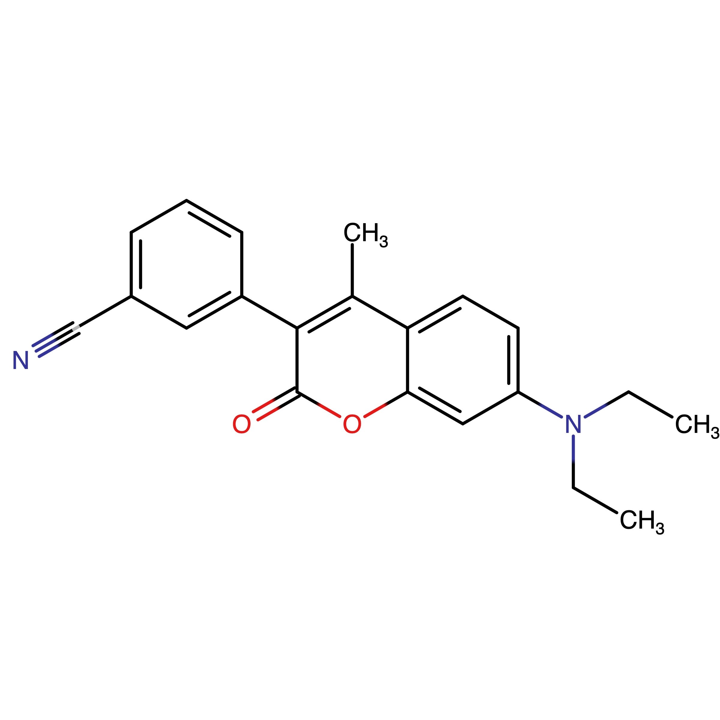 CAS RN 2594424-78-7 | 3-(7-(Diethylamino)-4-methyl-2-oxo-2H-chromen-3-yl)benzonitrile