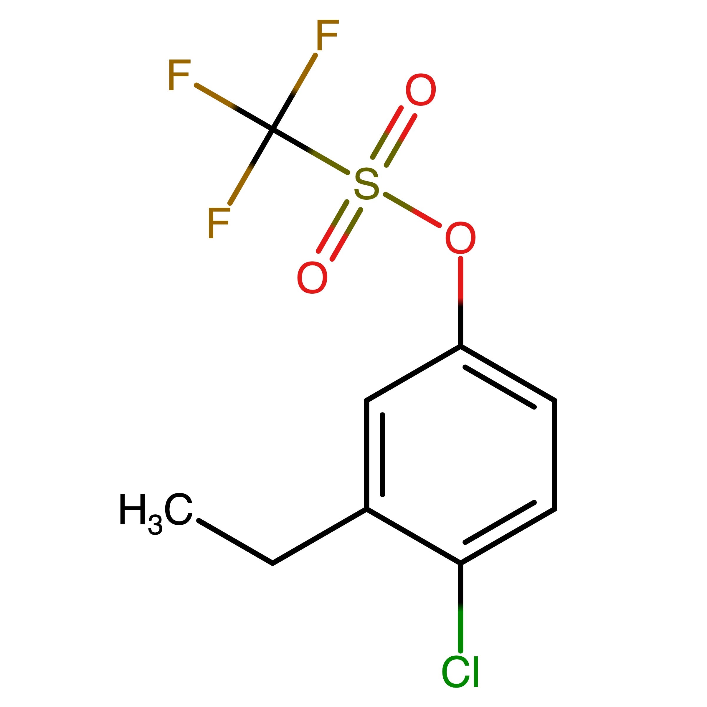 CAS RN 634192-47-5 | 4-Chloro-3-ethylphenyl trifluoromethanesulfonate