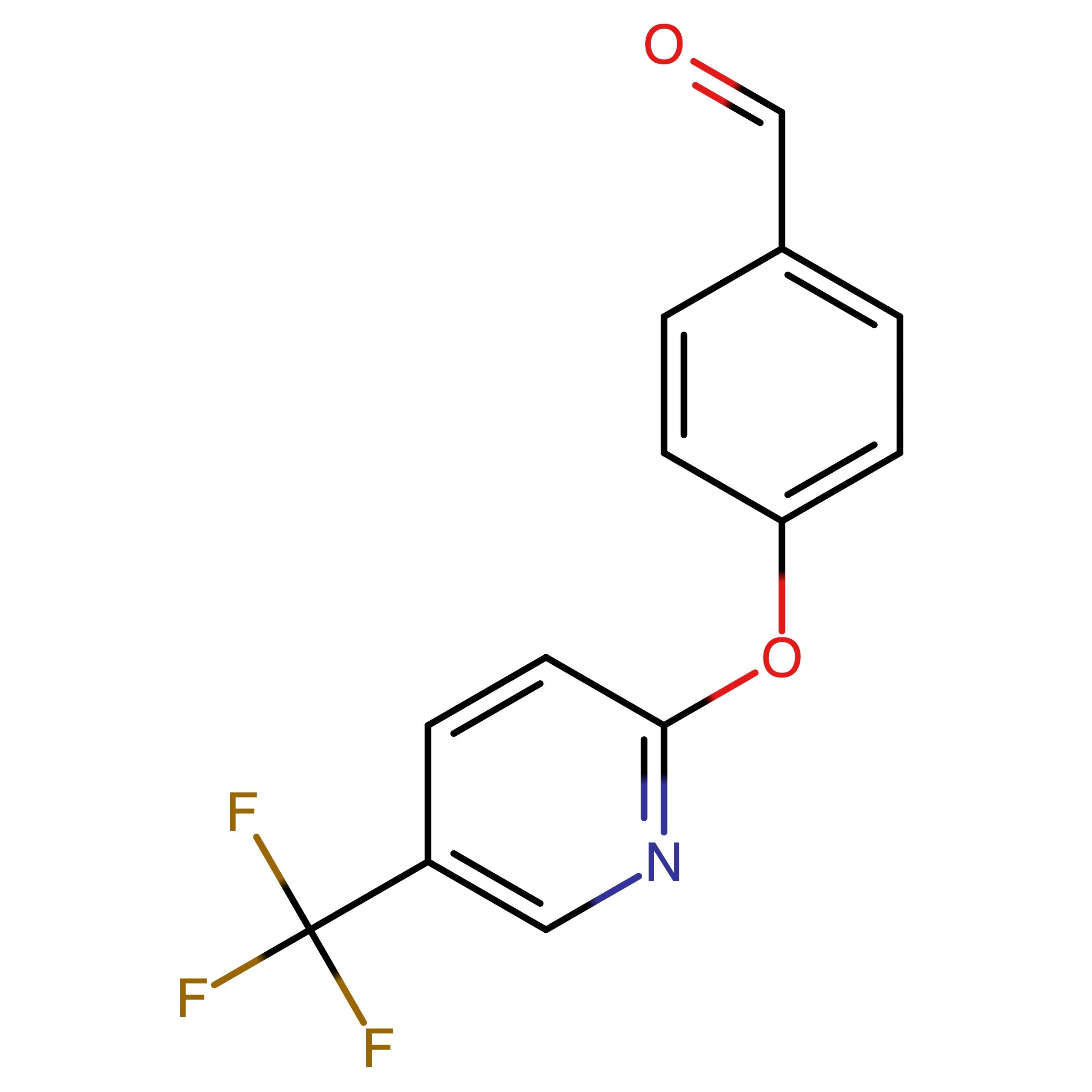 CAS RN 103962-21-6 | 4-((5-(Trifluoromethyl)pyridin-2-yl)oxy)benzaldehyde | MFCD10703517