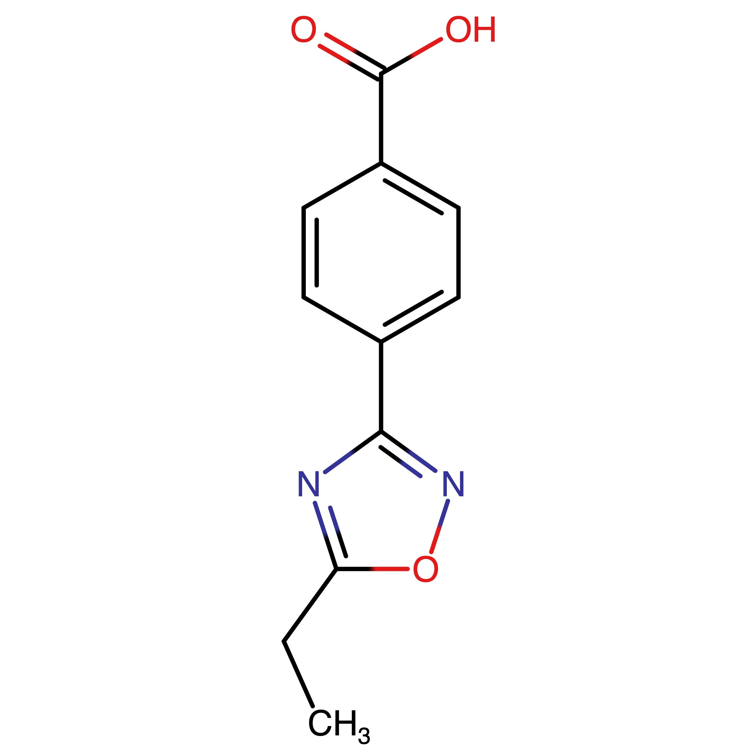 CAS 769132-76-5 | 4-(5-Ethyl-1,2,4-oxadiazol-3-yl)benzoic acid | MFCD08060967