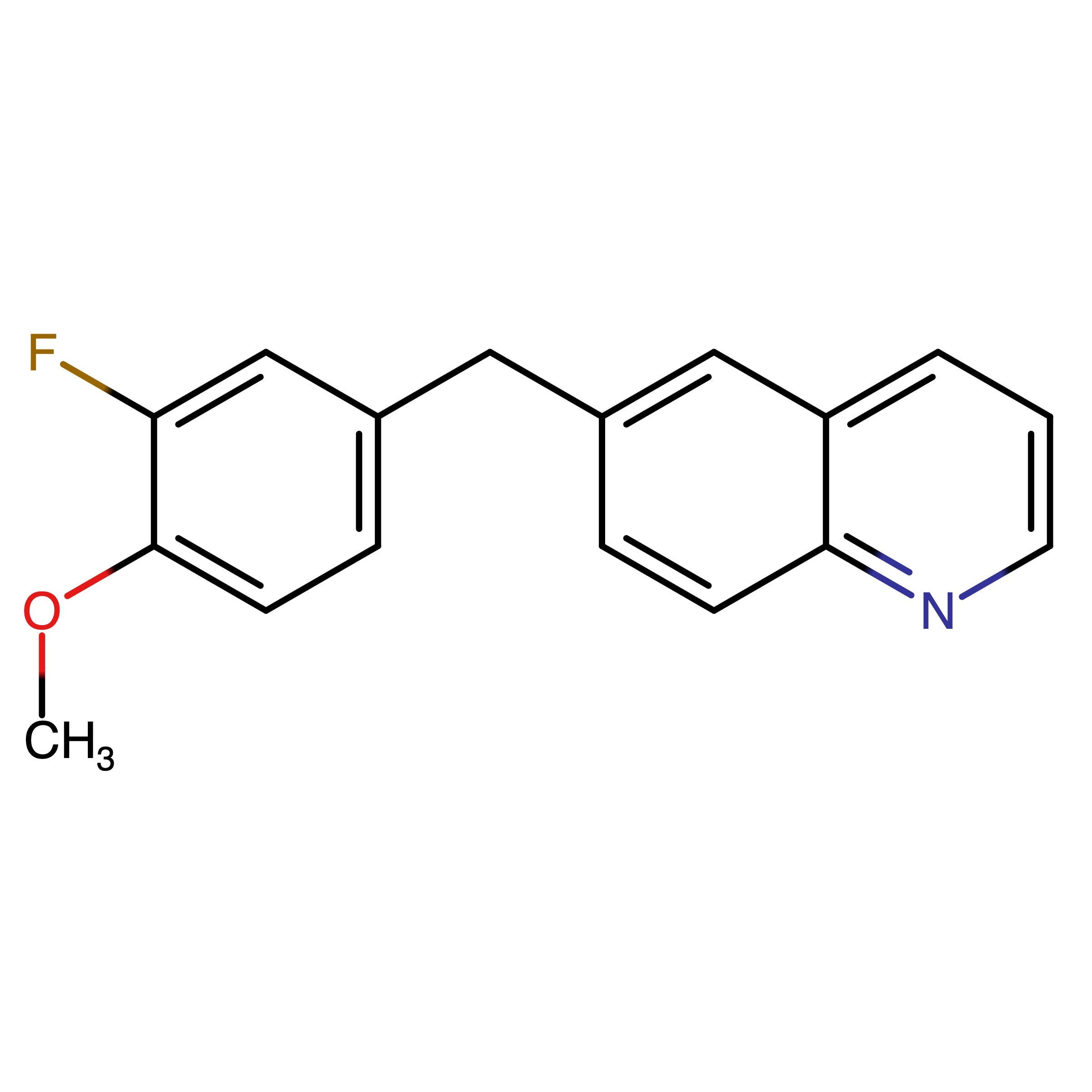 CAS RN 2348236-19-9 | 6-(3-Fluoro-4-methoxybenzyl)quinoline