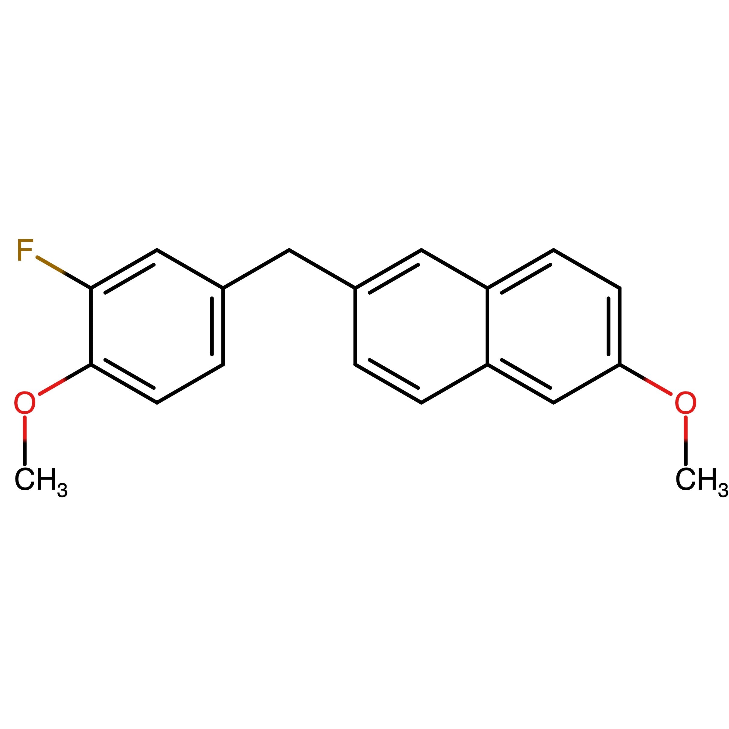 CAS RN 2348236-37-1 | 2-(3-Fluoro-4-methoxybenzyl)-6-methoxynaphthalene