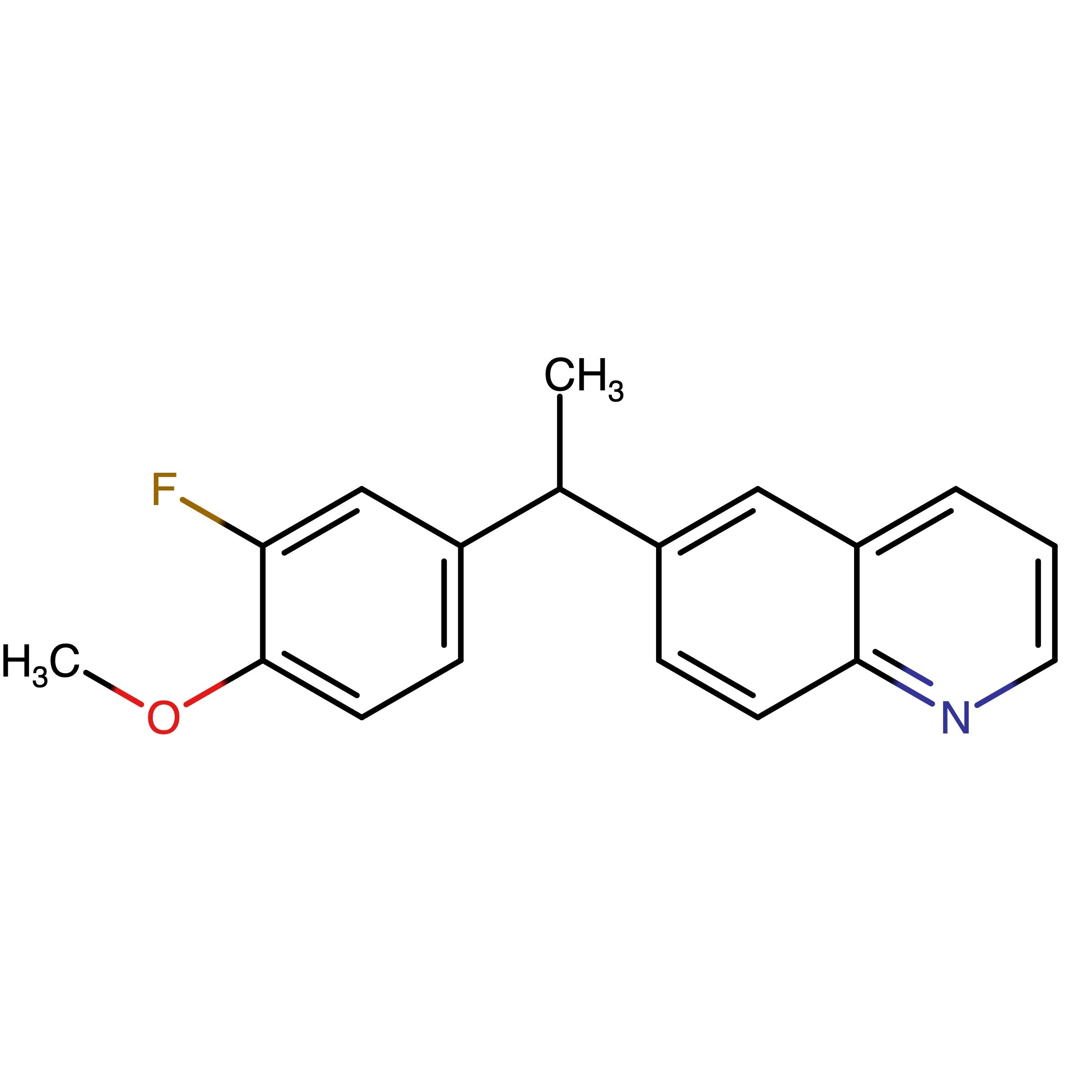 CAS RN 2348236-51-9 | 6-(1-(3-Fluoro-4-methoxyphenyl)ethyl)quinoline