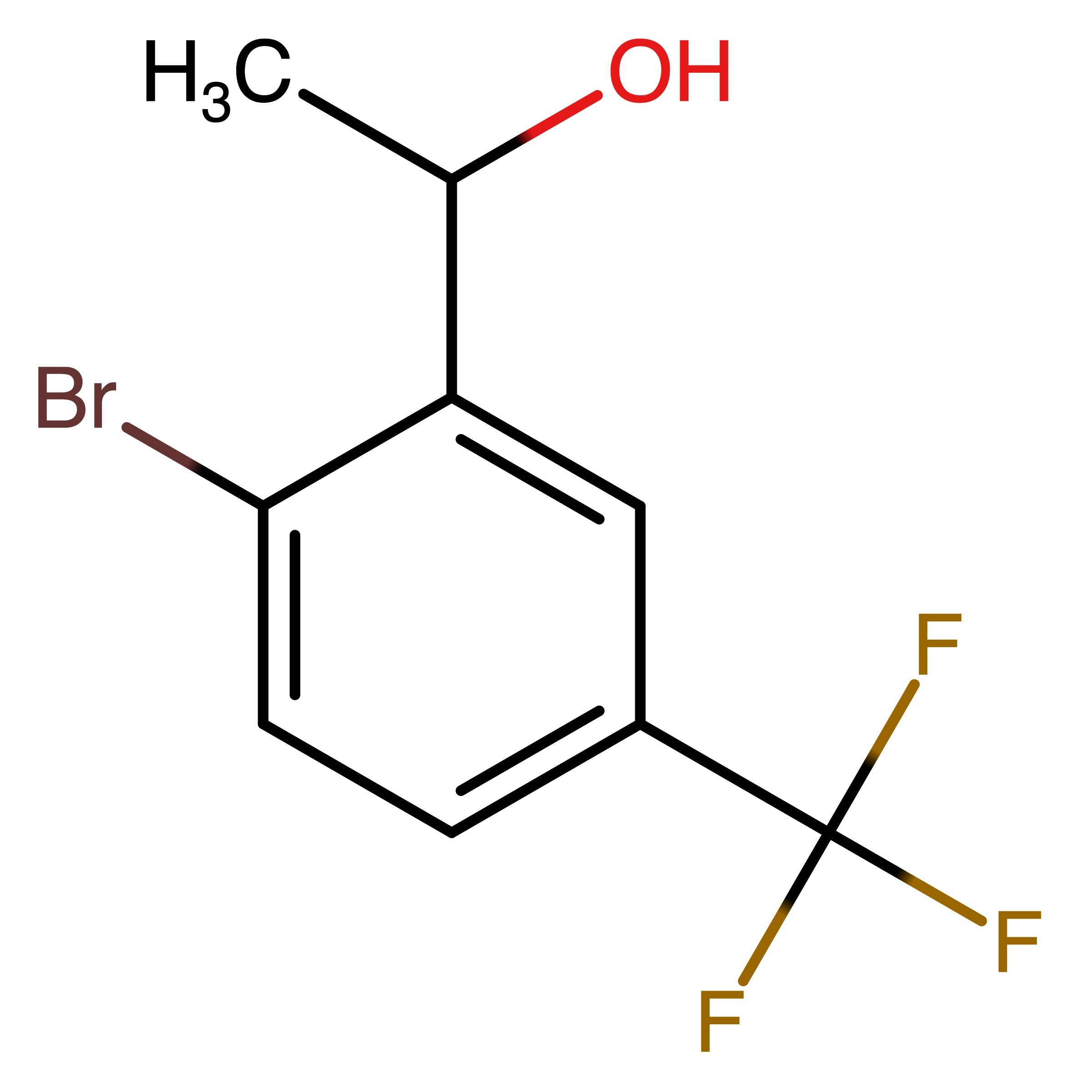 CAS RN 1443376-93-9 | 1-(2-Bromo-5-(trifluoromethyl)phenyl)ethan-1-ol | MFCD26137983