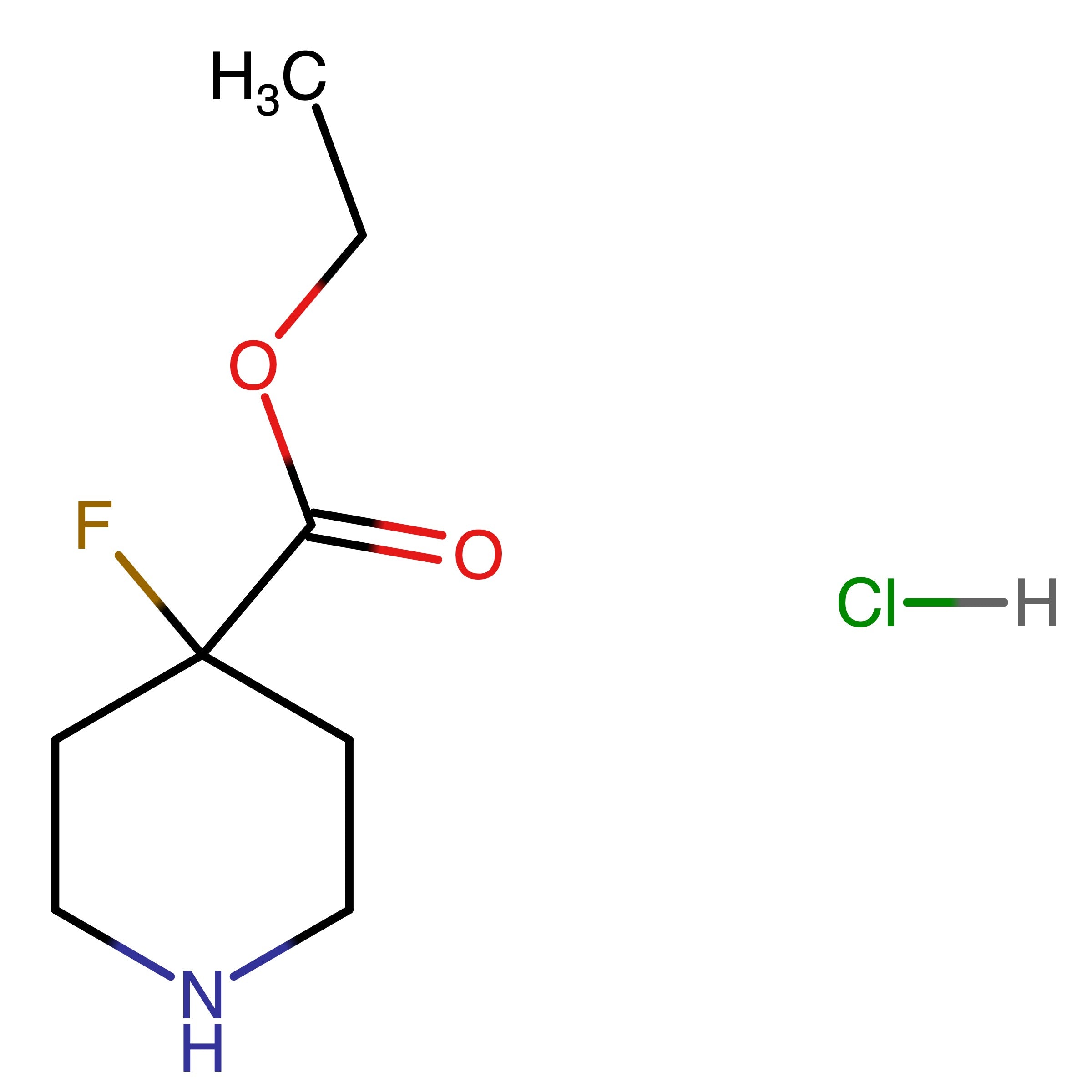 CAS 845909-49-1 | Ethyl 4-fluoropiperidine-4-carboxylate hydrochloride | MFCD09880187