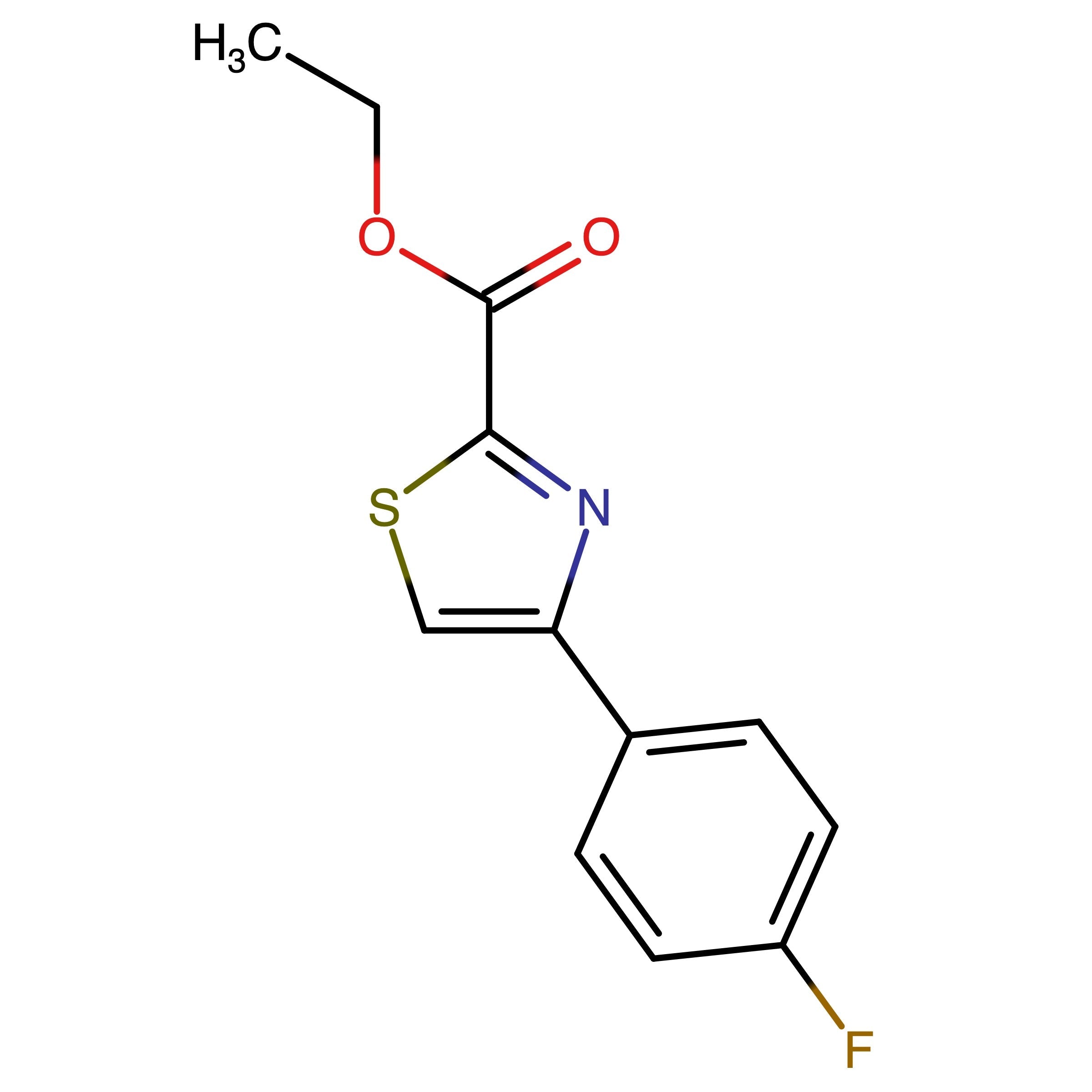 CAS 886366-37-6 | Ethyl 4-(4-Fluorophenyl)-2-thiazolecarboxylate | MFCD06797355
