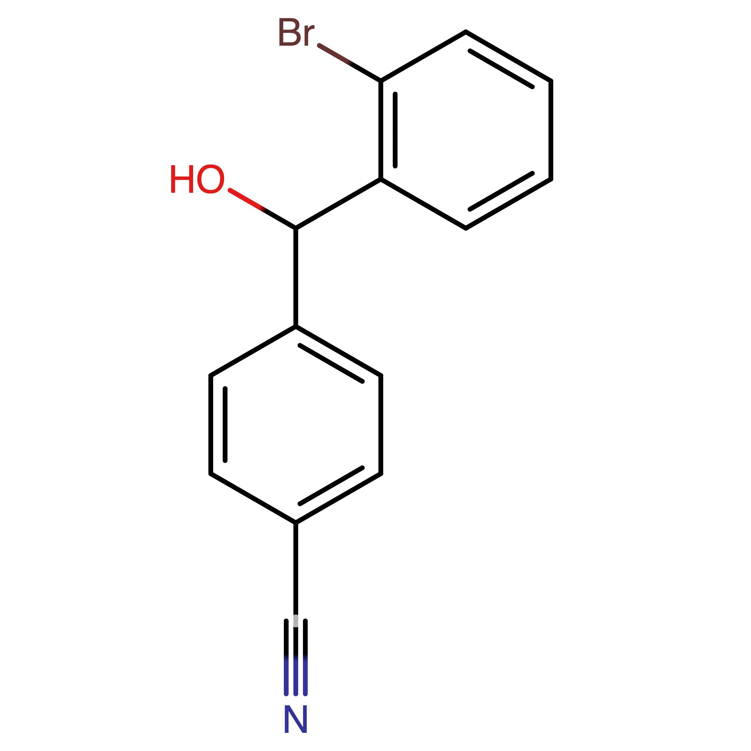 CAS RN 1334402-91-3 | 4-((2-Bromophenyl)(hydroxy)methyl)benzonitrile