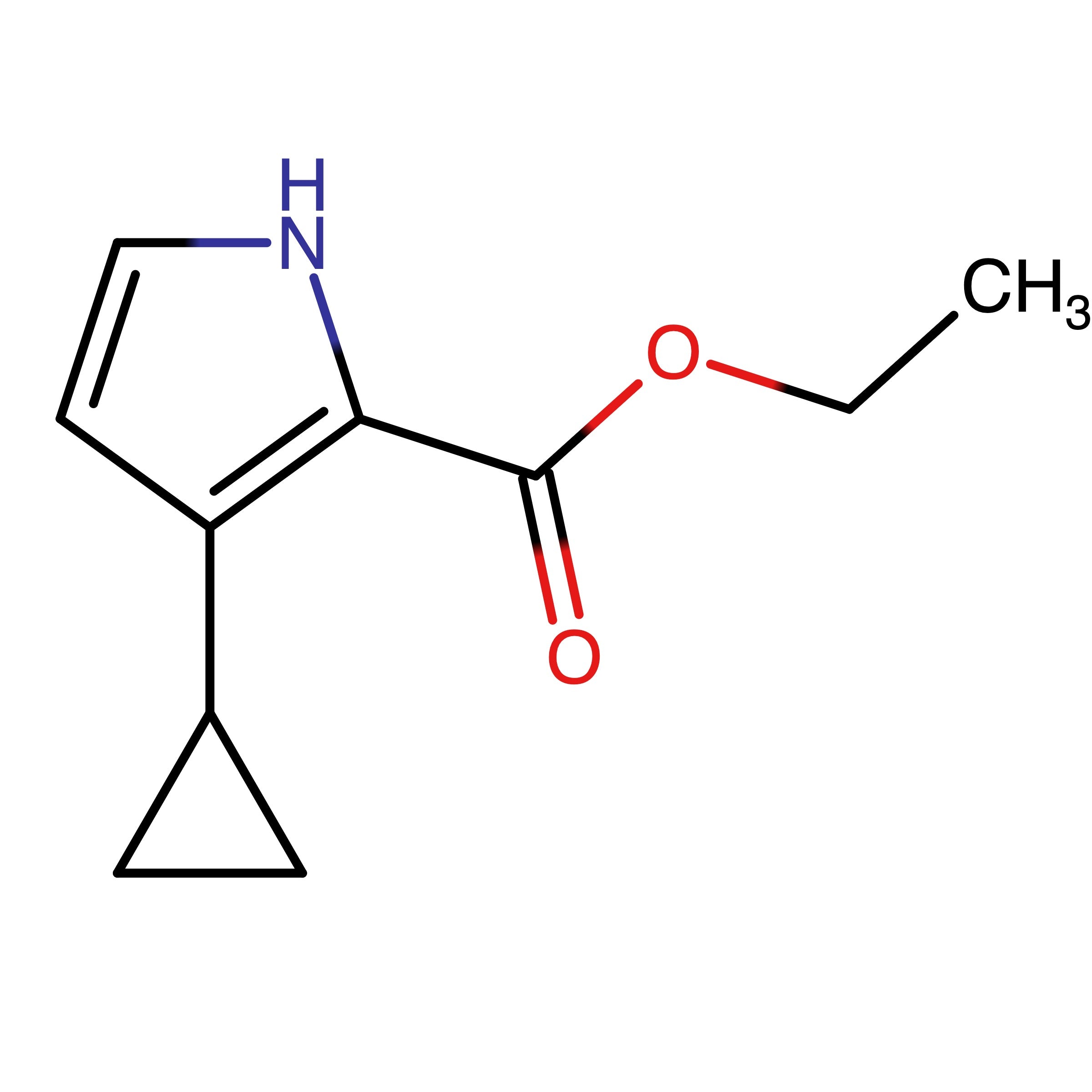 CAS 1123725-69-8 | Ethyl 3-cyclopropyl-1H-pyrrole-2-carboxylate | MFCD12924310