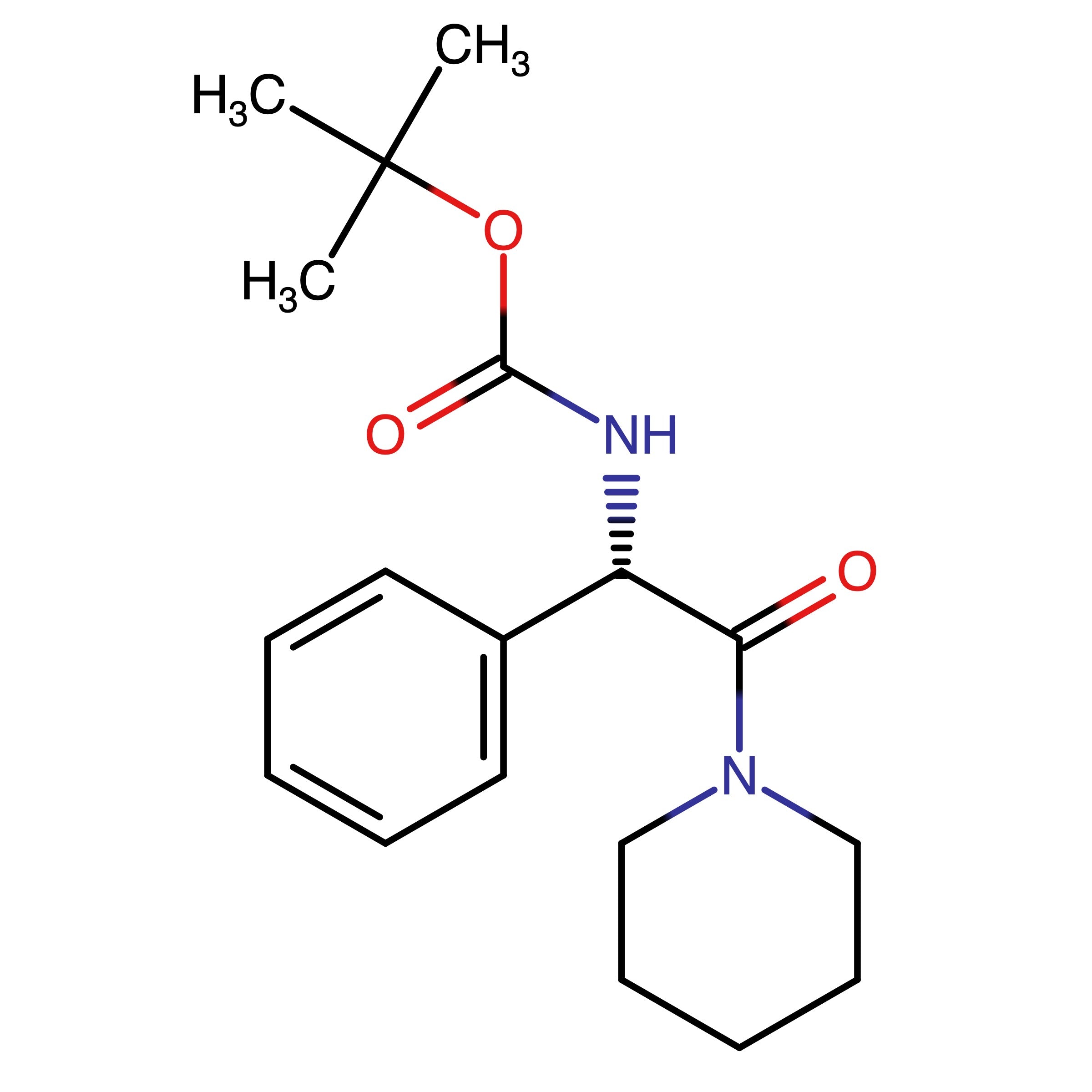 CAS RN 796046-10-1 | tert-Butyl (S)-(2-oxo-1-phenyl-2-(piperidin-1-yl)ethyl)carbamate