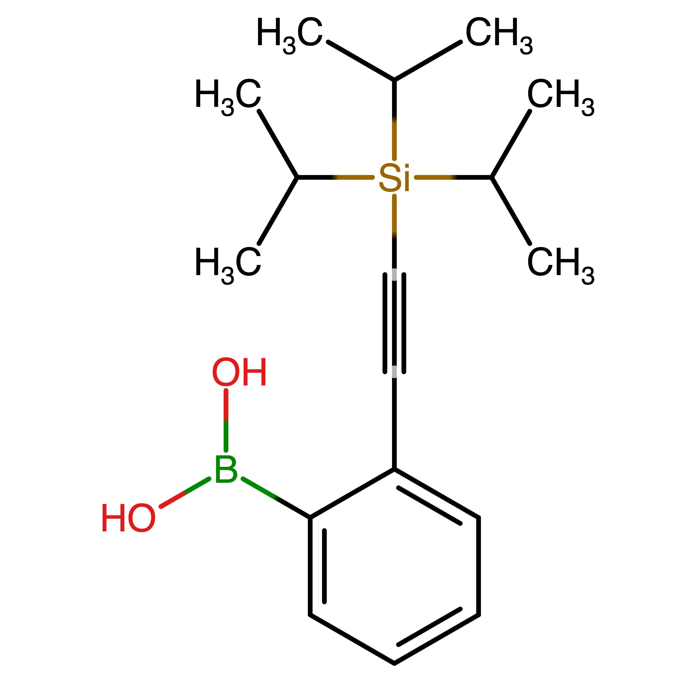 CAS RN 1374249-51-0 | (2-((Triisopropylsilyl)ethynyl)phenyl)boronic acid
