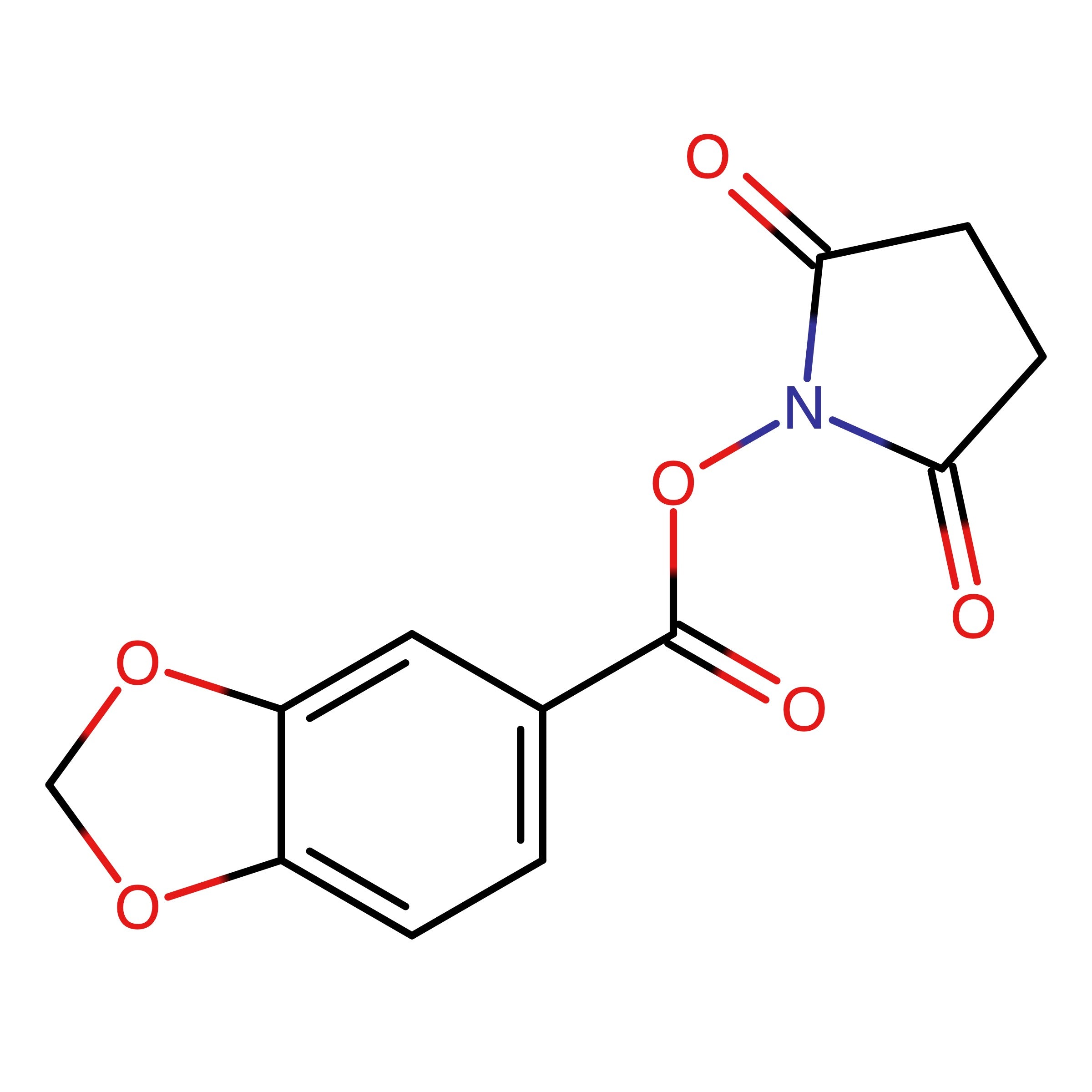 CAS RN 102132-54-7 | 2,5-Dioxopyrrolidin-1-yl benzo[d][1,3]dioxole-5-carboxylate